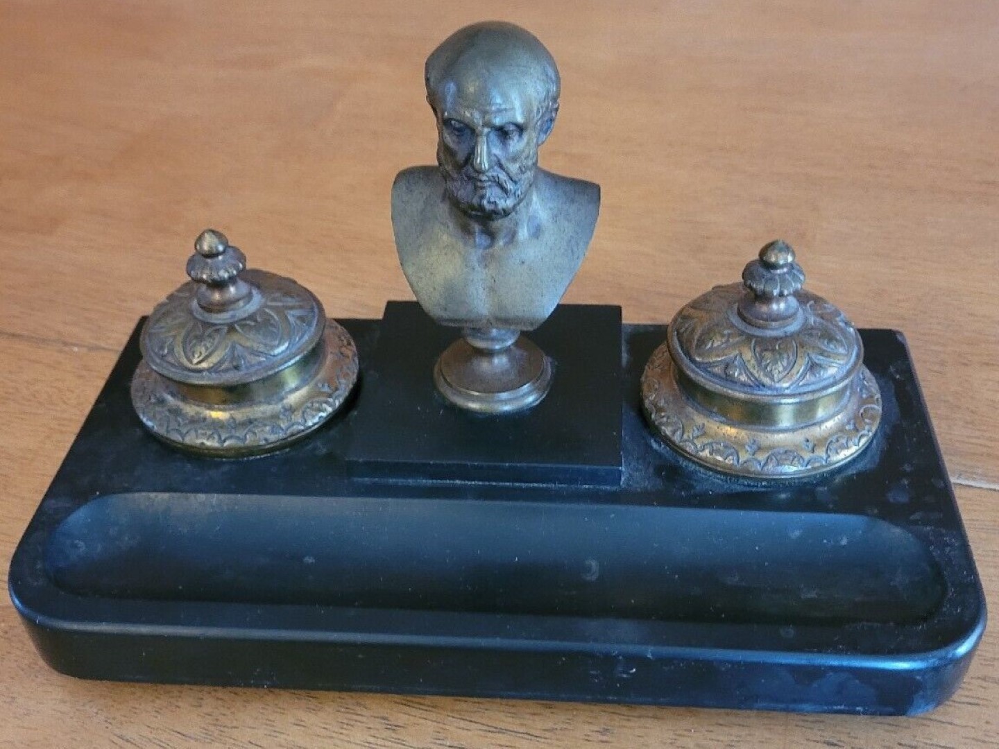 Inkstand with the Bust of Hippocrates