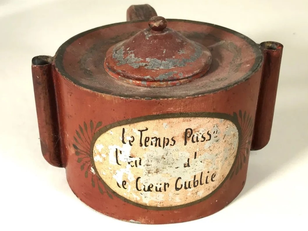 French Toleware Inkwell