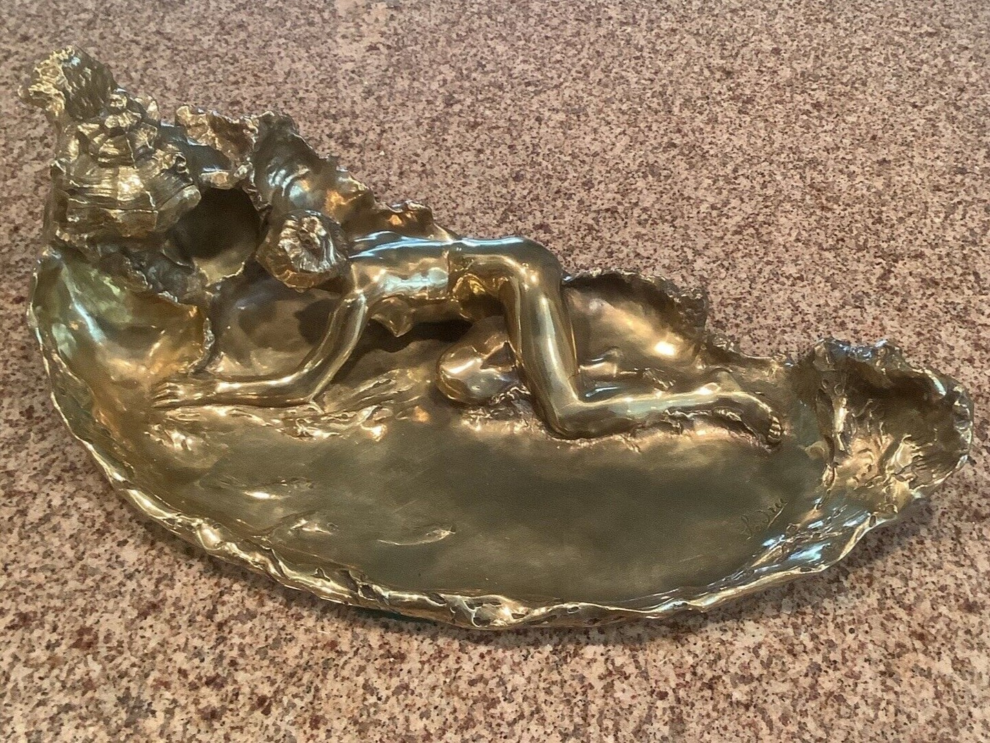 Art Nouveau Water Nymph Inkstand