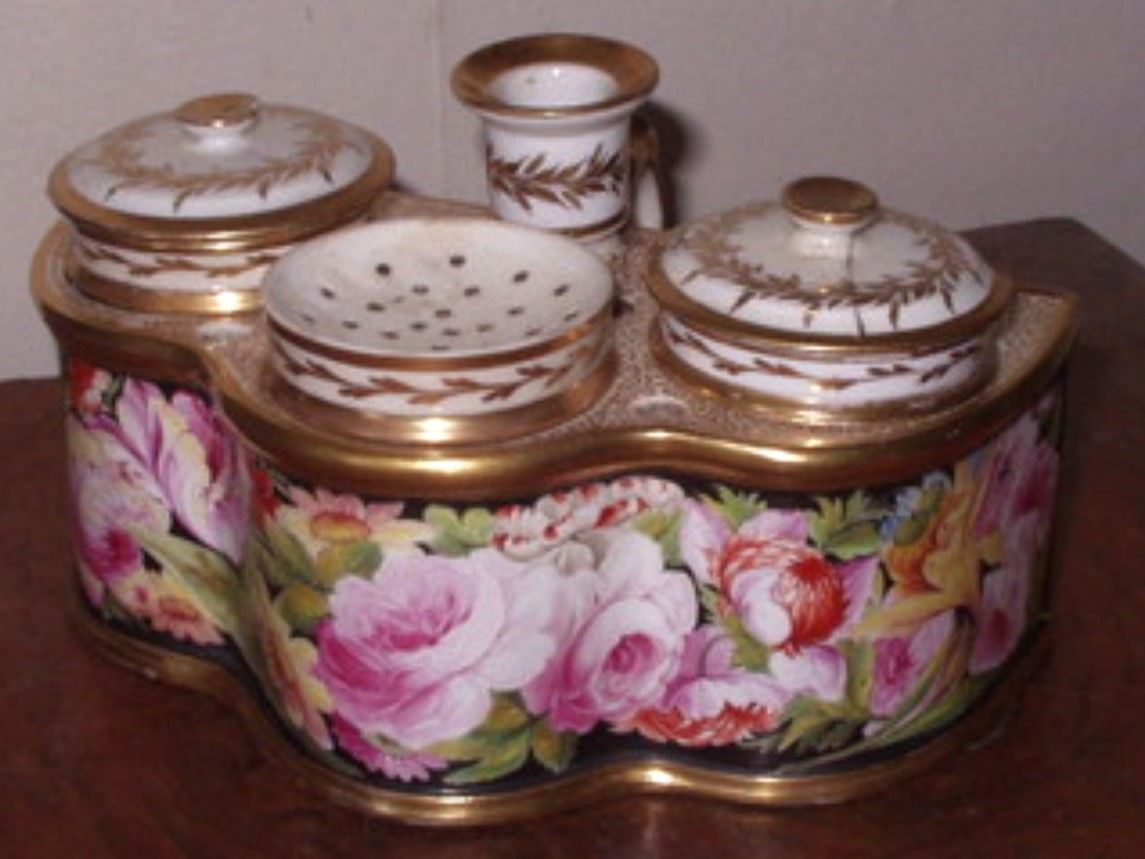 Porcelain Inkstand by James Donovan of Dublin