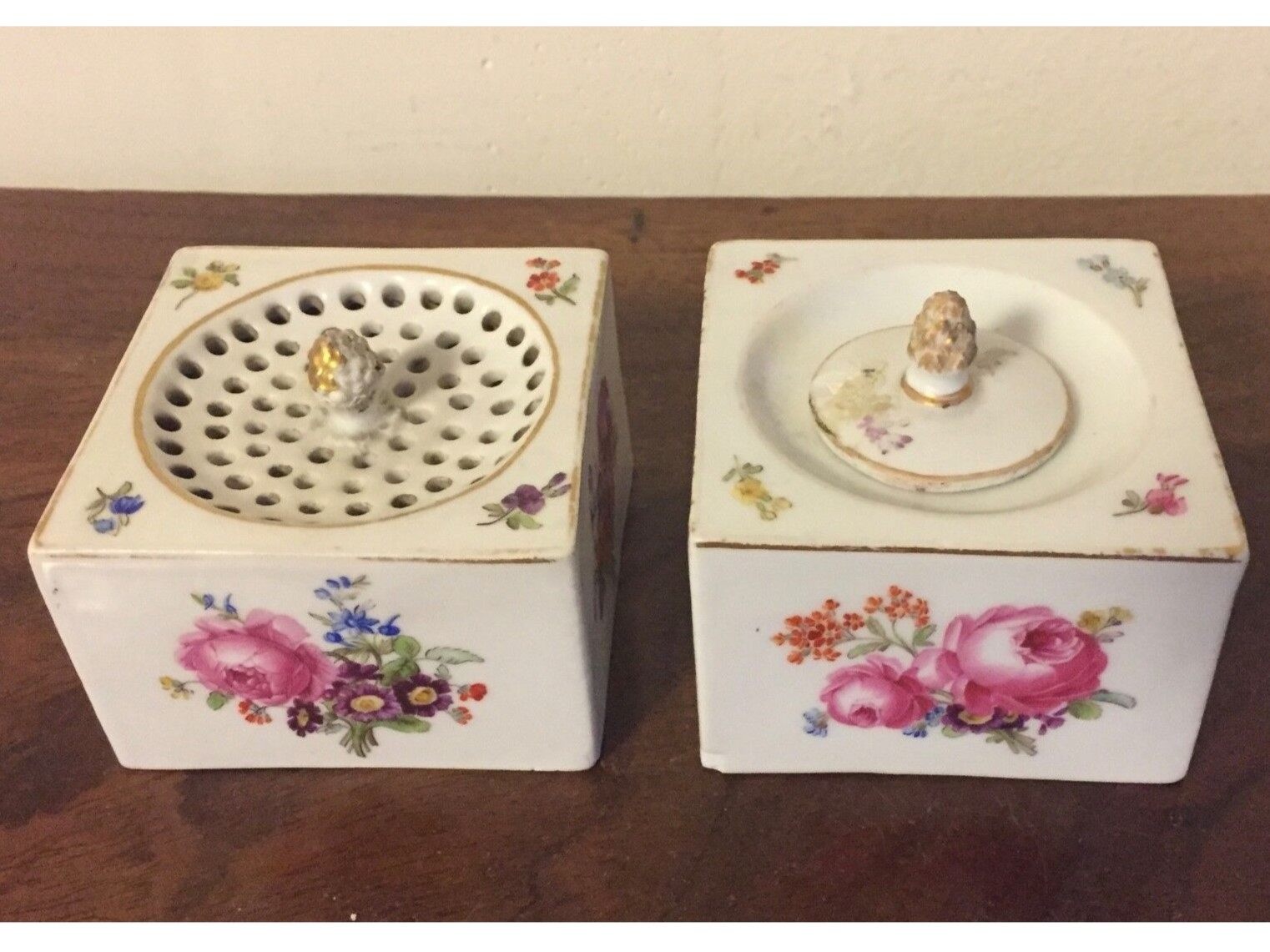 Meissen Inkwell and Sander