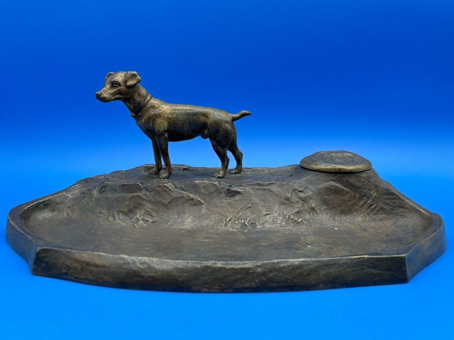 Fox Terrier Dog Inkstand