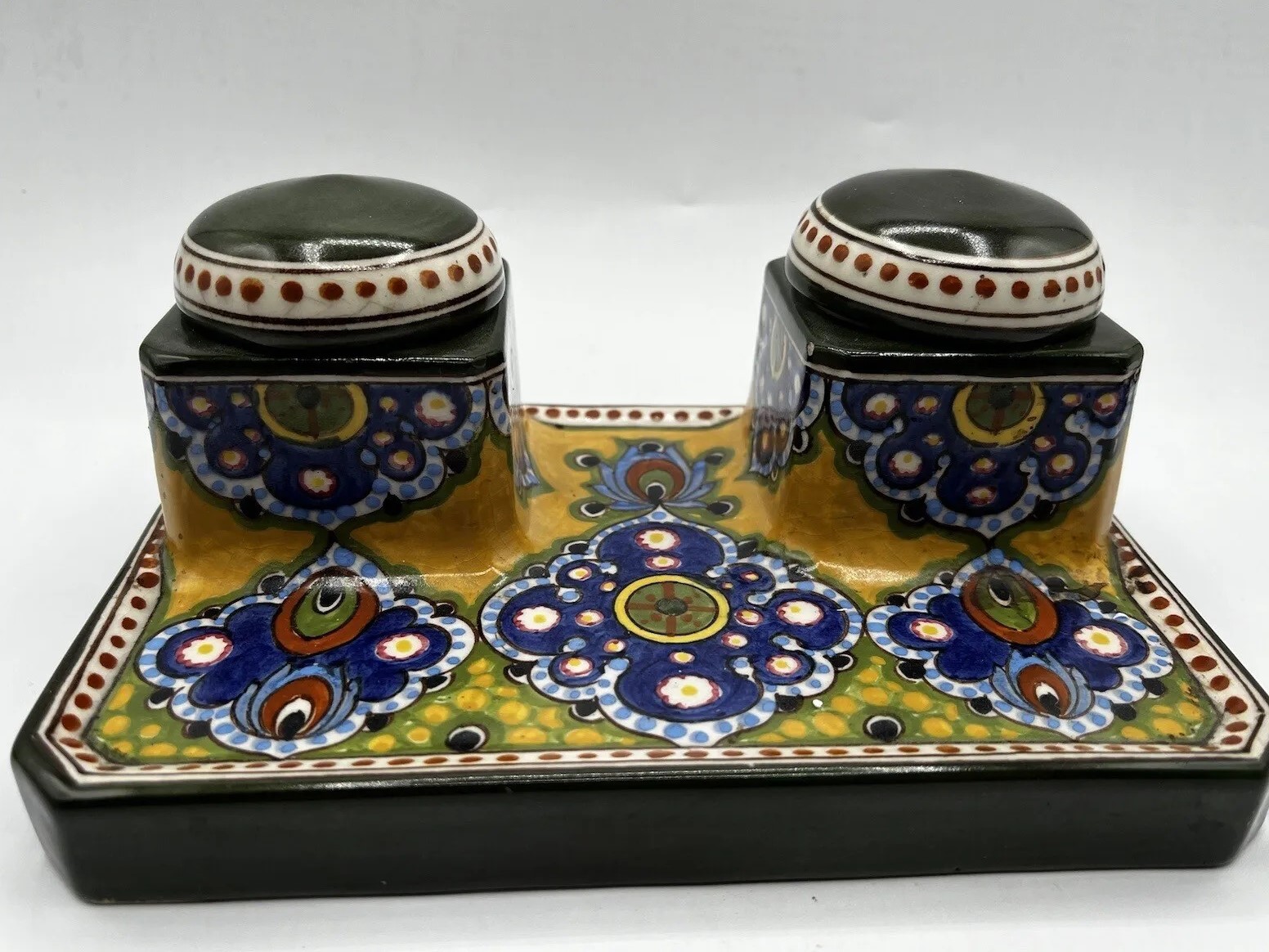 Gouda Pottery Inkstand