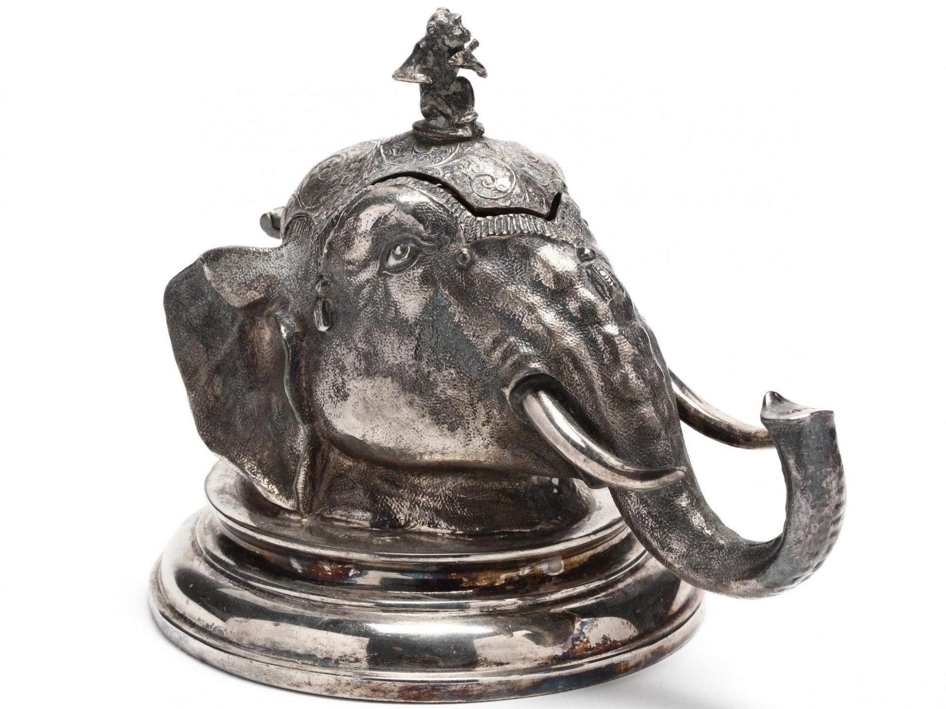 Monkey on an Elephant’s Head