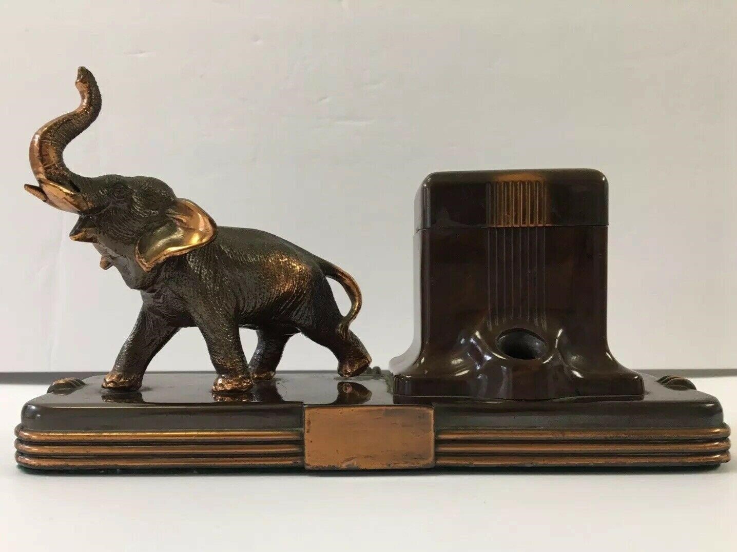Fount-O-Ink Inkstand with Elephant