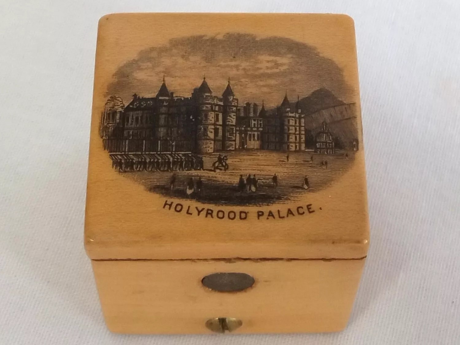 Mauchline Ware Inkwell