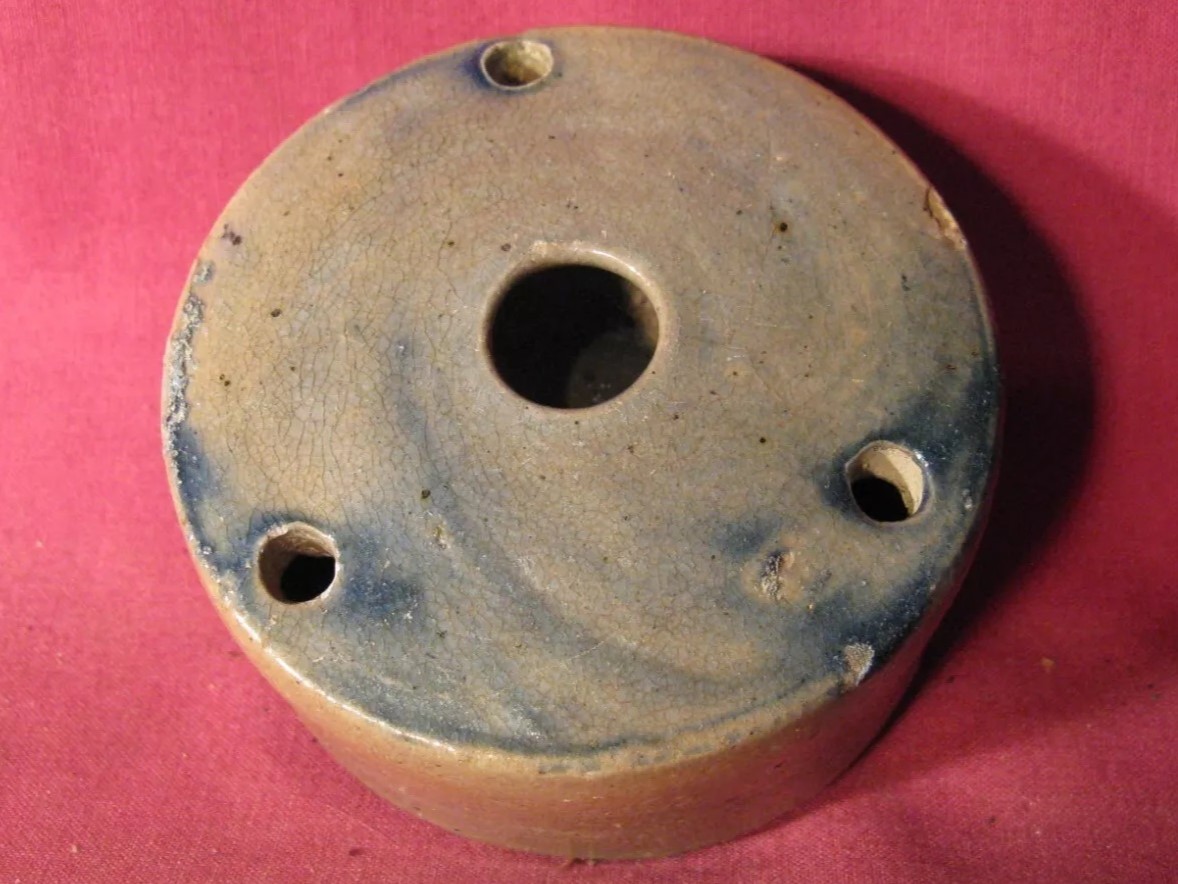 Salt Glaze Pottery Inkwell