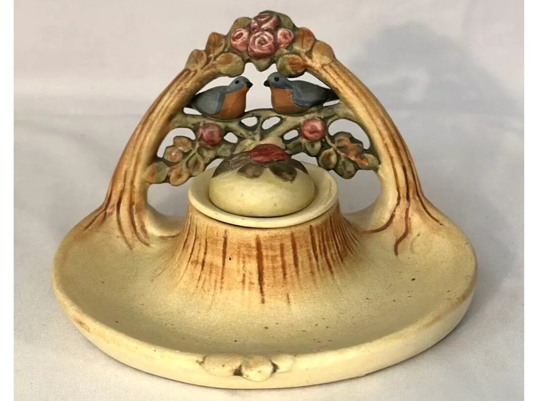 Weller Pottery Inkstand