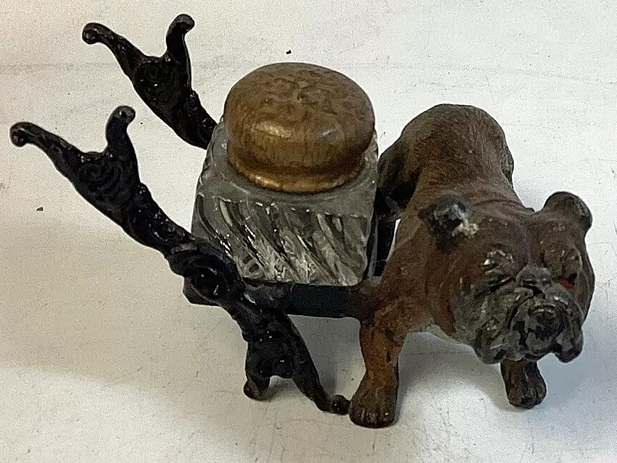 Bulldog Next to an Inkwell