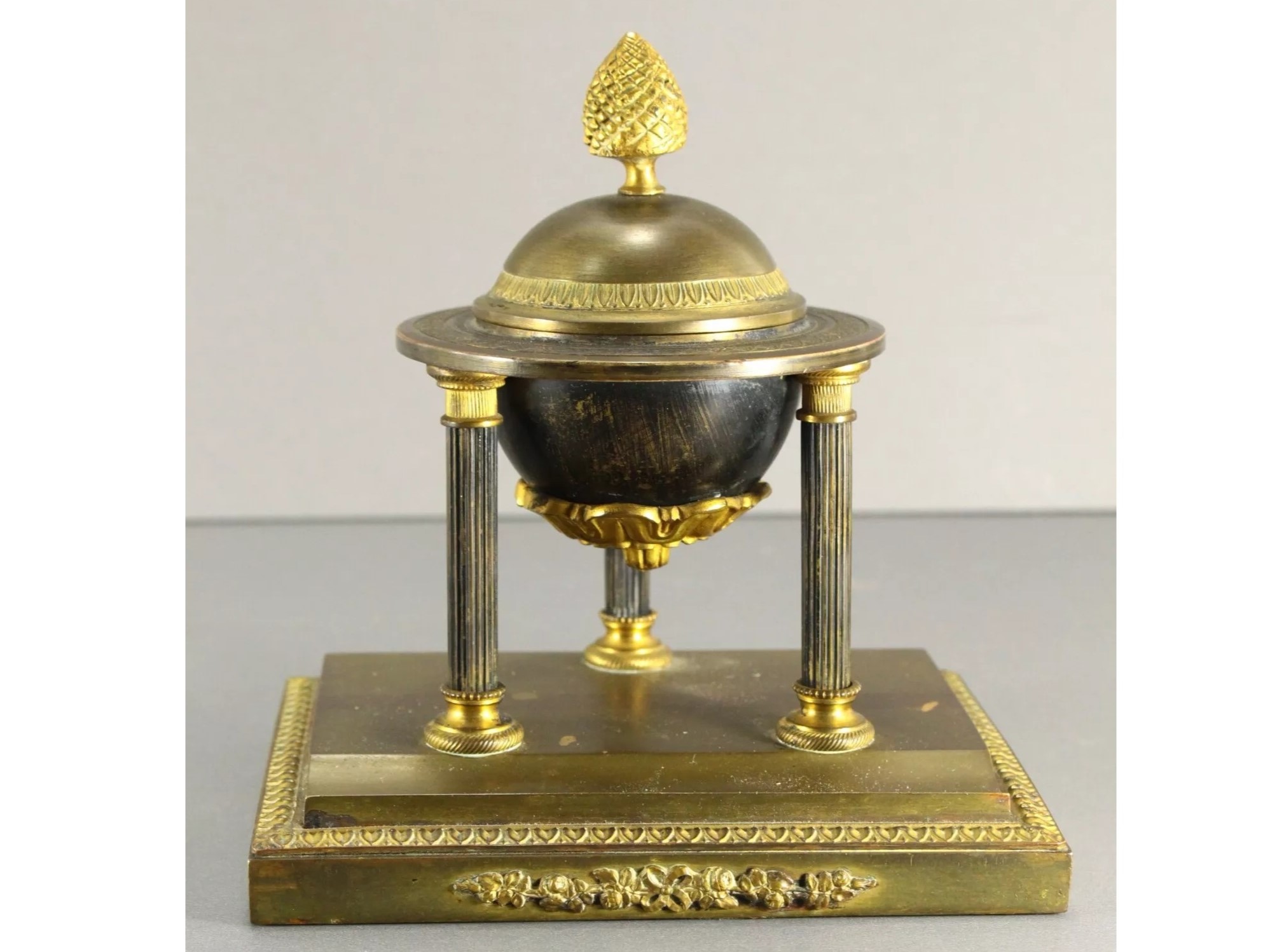 Bronze Classical Greek-Inspired Inkstand