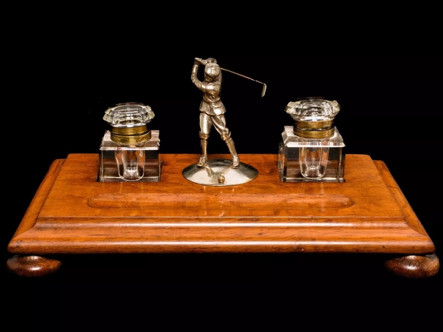 Golfing Double Inkstand