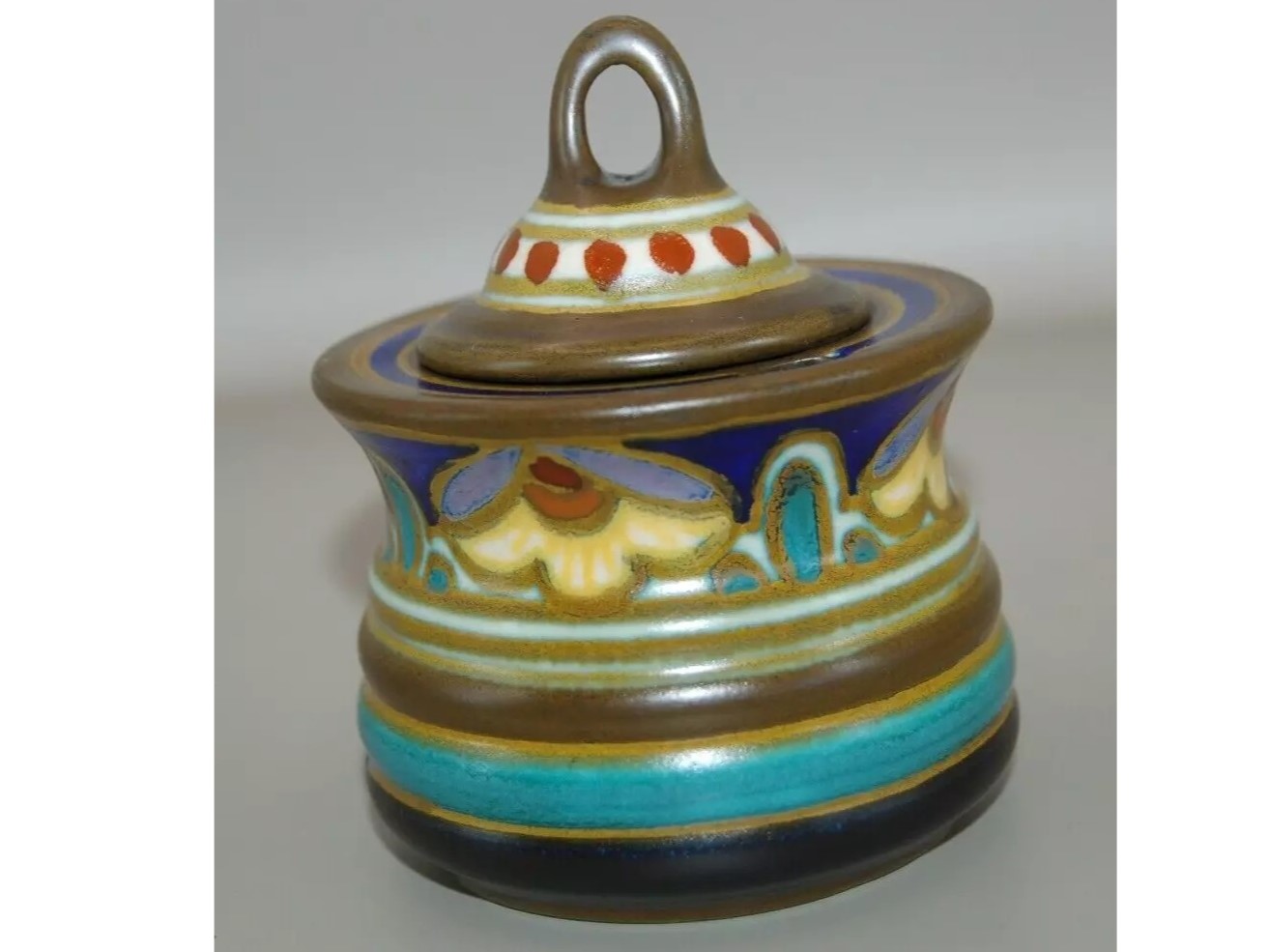 Gouda Pottery Inkwell