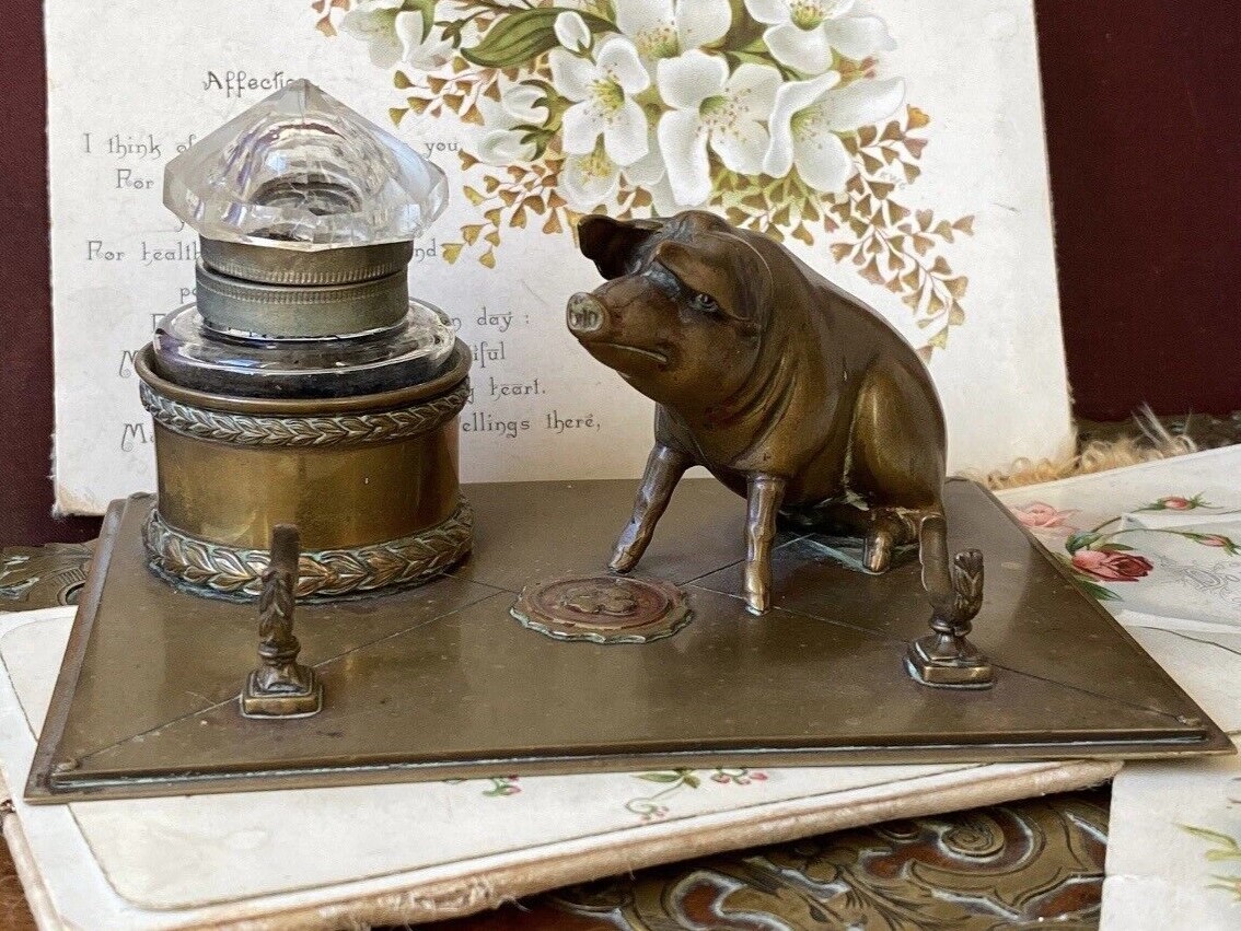 Lucky Pig Inkstand