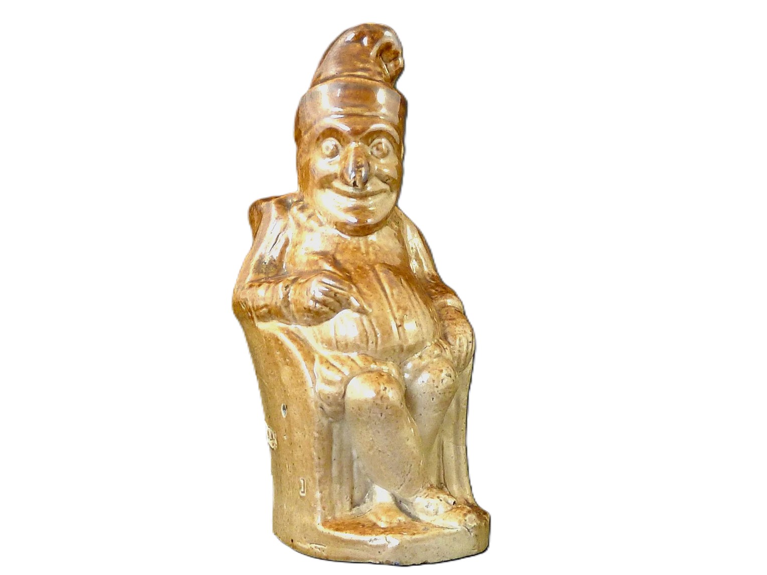 Mr. Punch Stoneware Inkwell