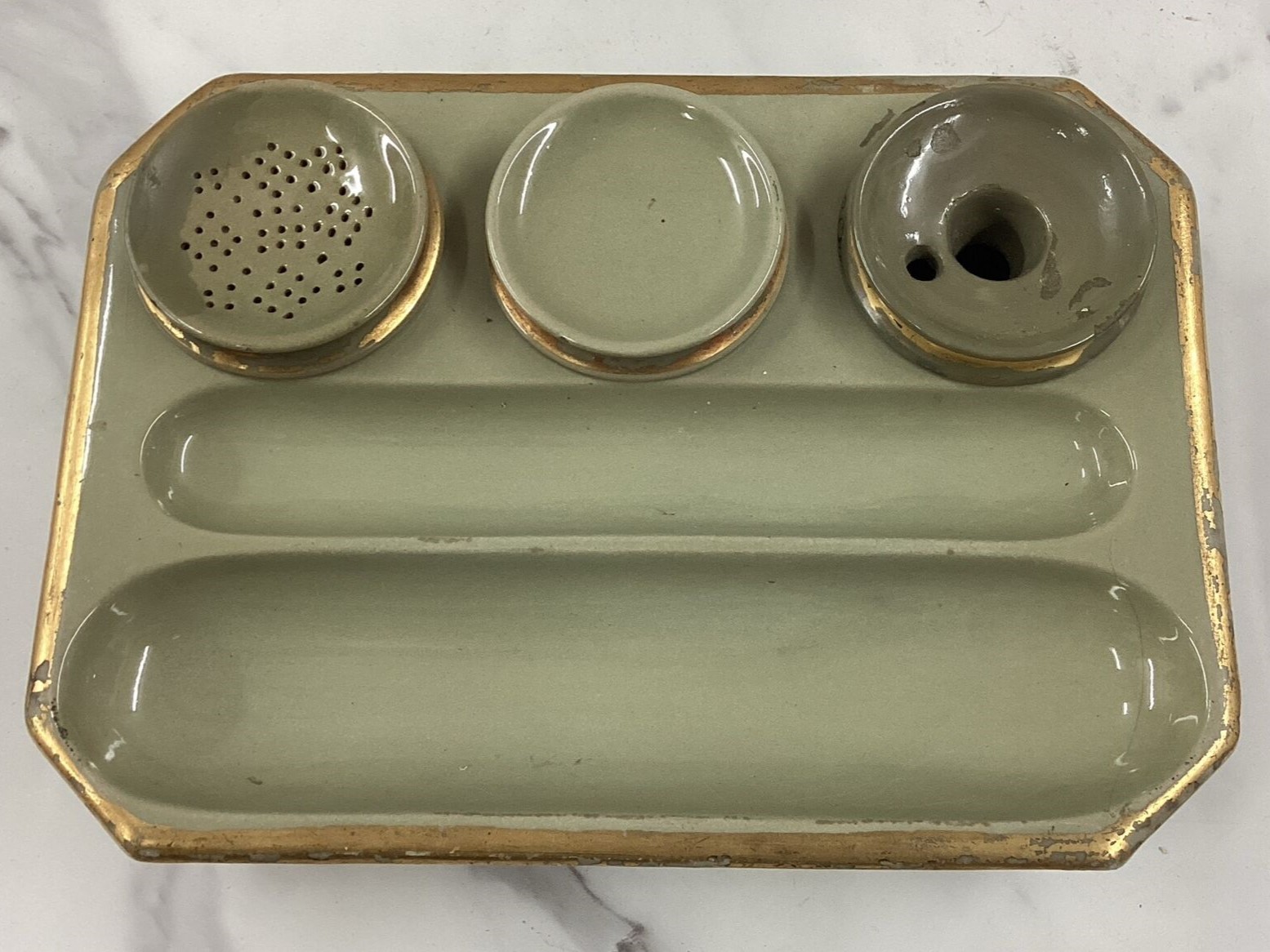 Wedgwood Drabware Inkstand