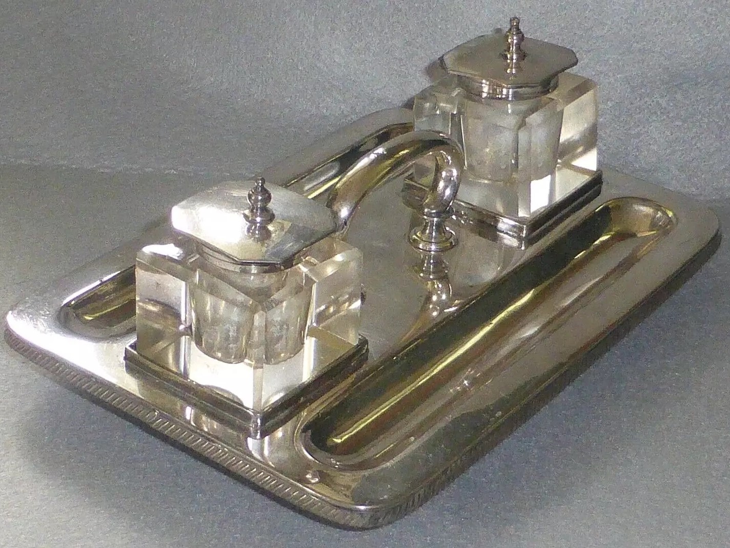 Silverplate Inkstand – James Deakin & Sons