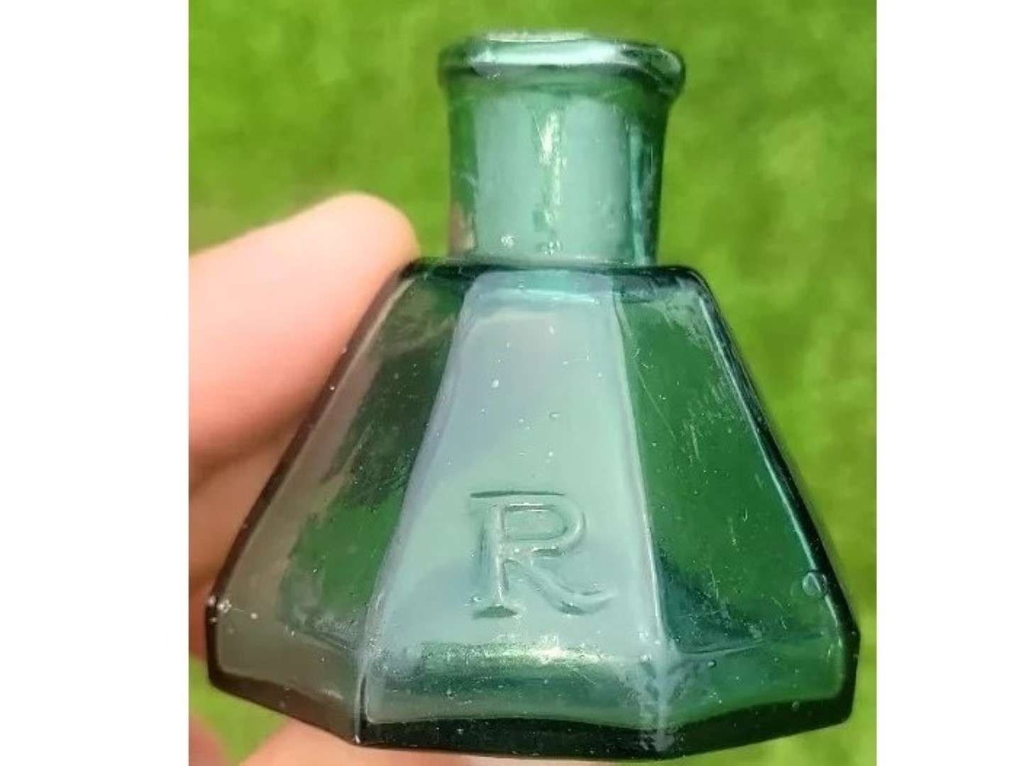 Ink Bottle Embossed “R”