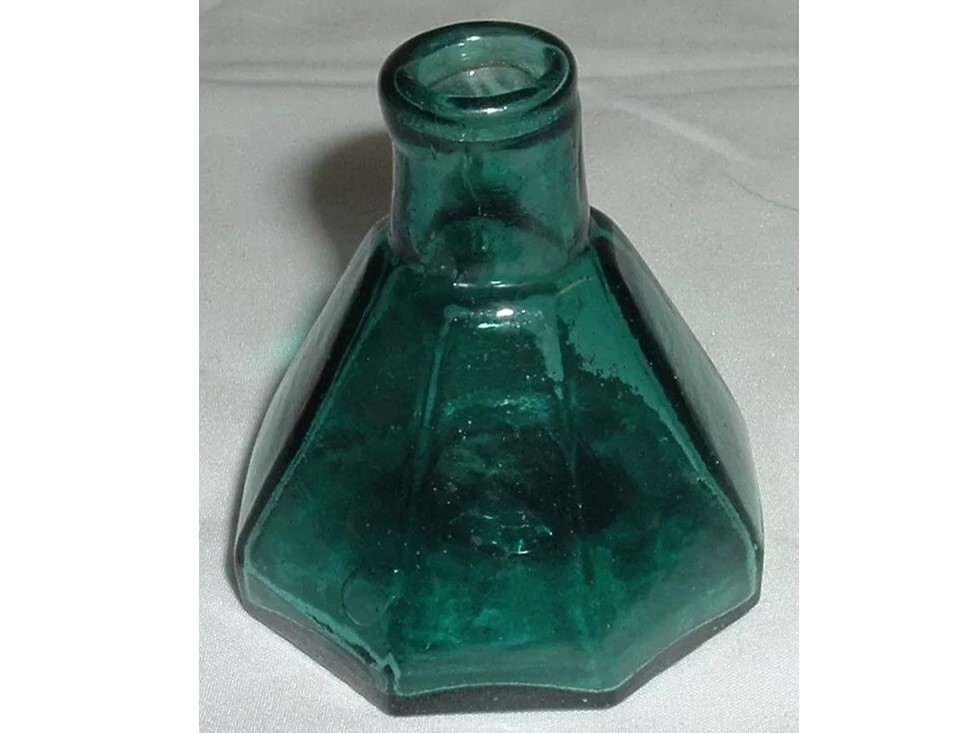 Blue-Teal Umbrella Ink Bottle