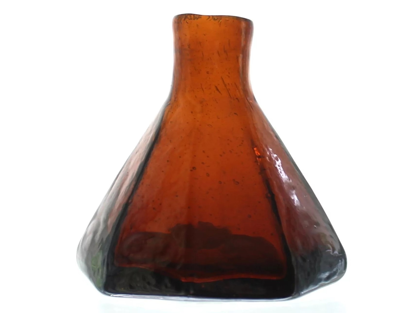 Orange Amber 8-Sided Ink Bottle
