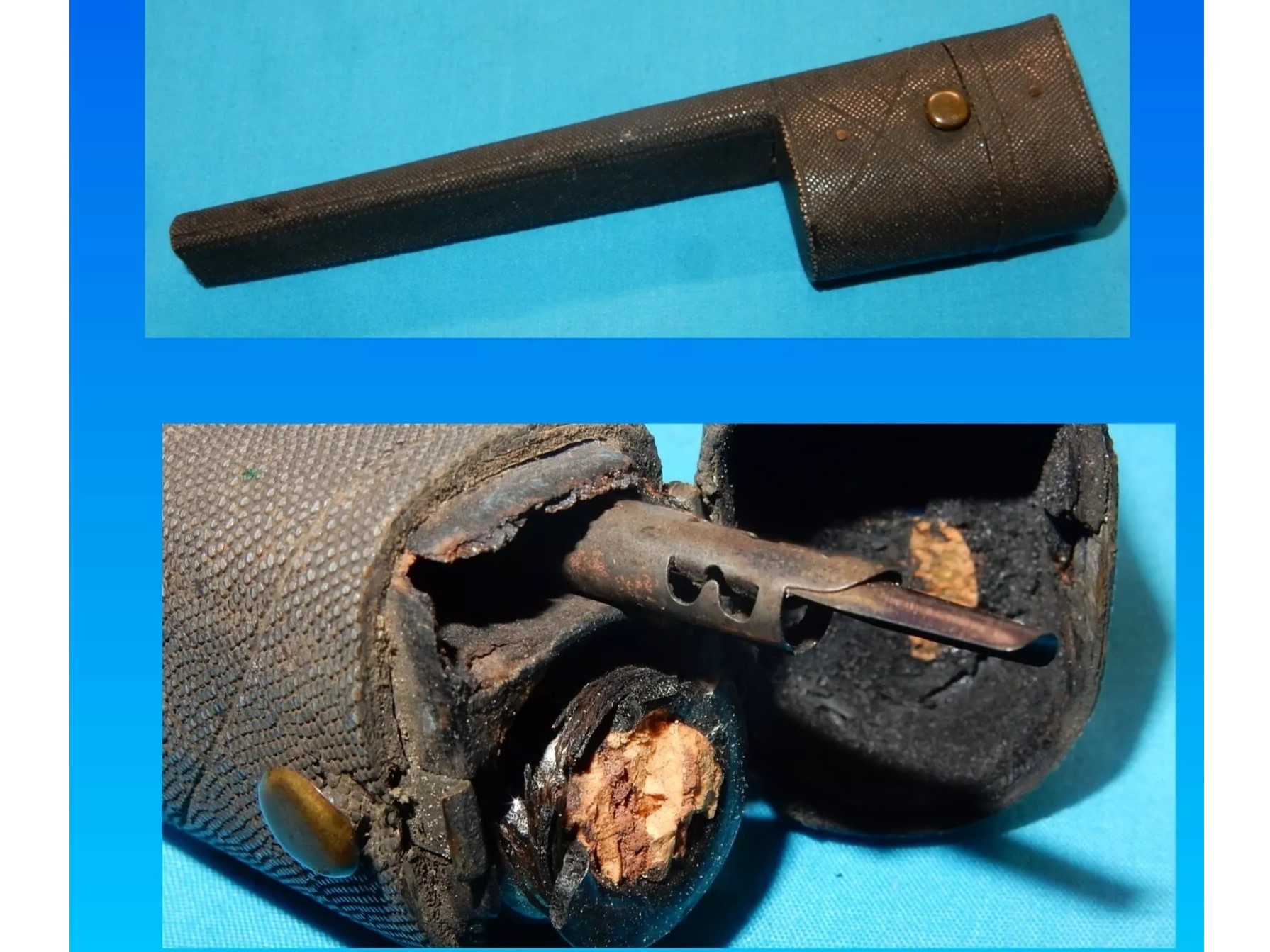 Travel Inkwell and Quill Pen Holder