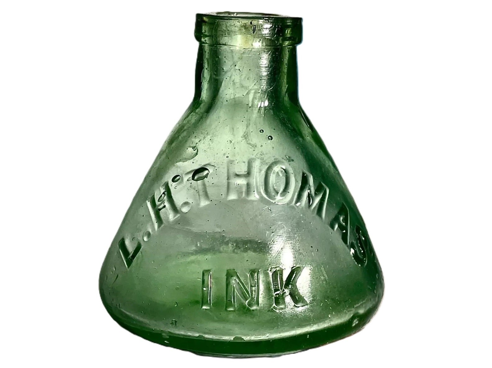 L. H. Thomas – Conical Ink Bottle