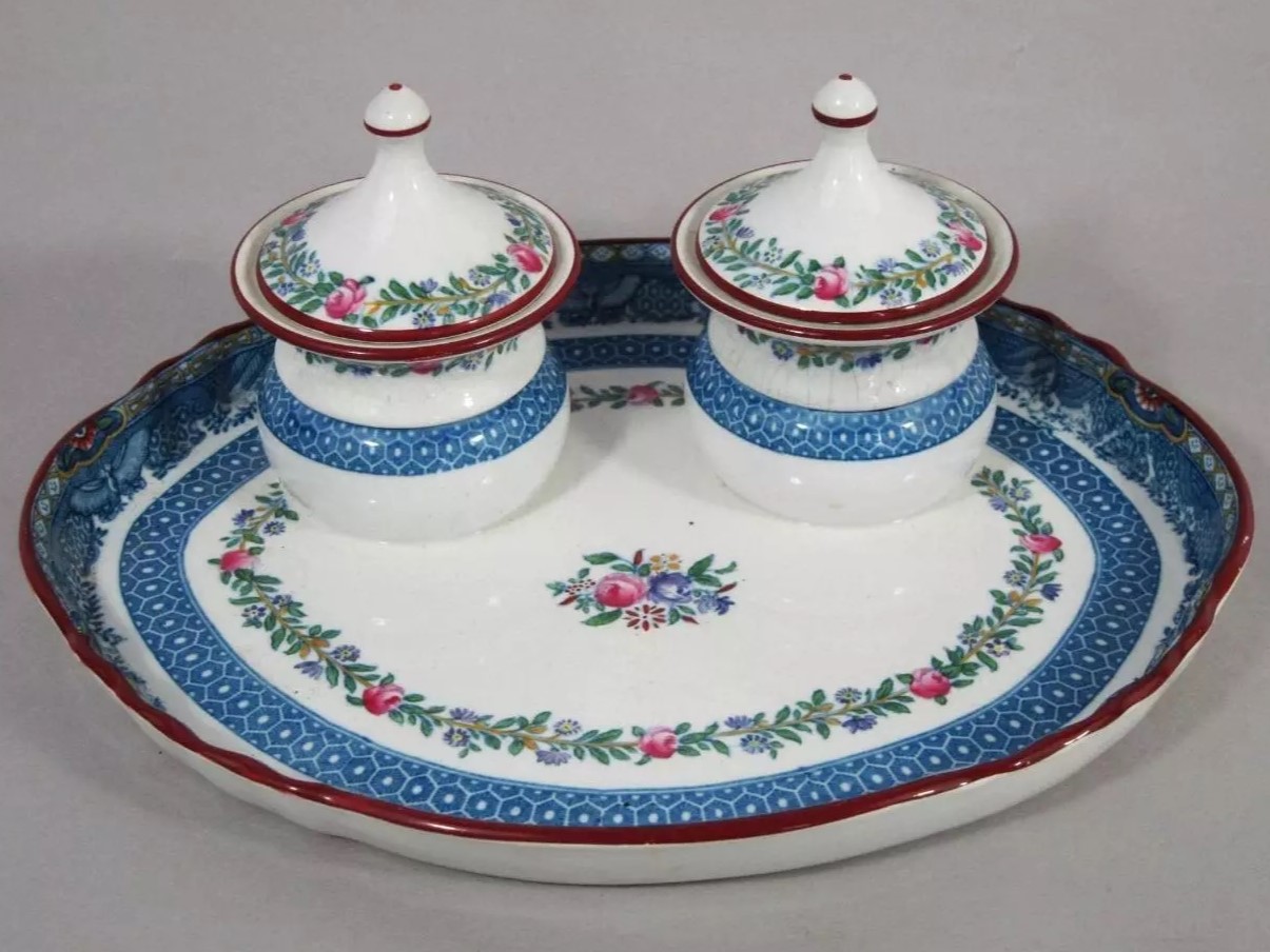 Copeland Spode Double Inkstand