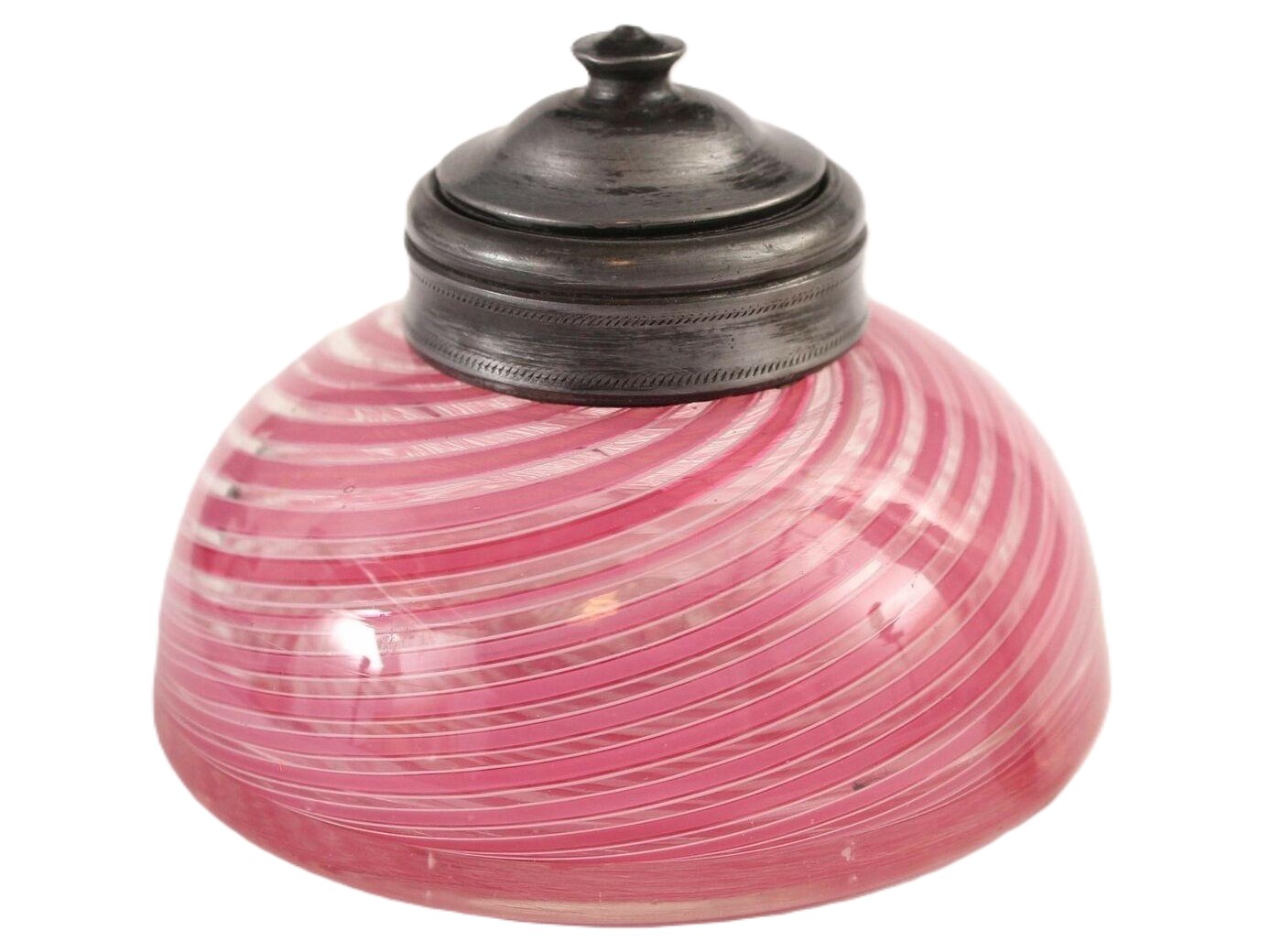 Hand Blown Domed Form Inkwell