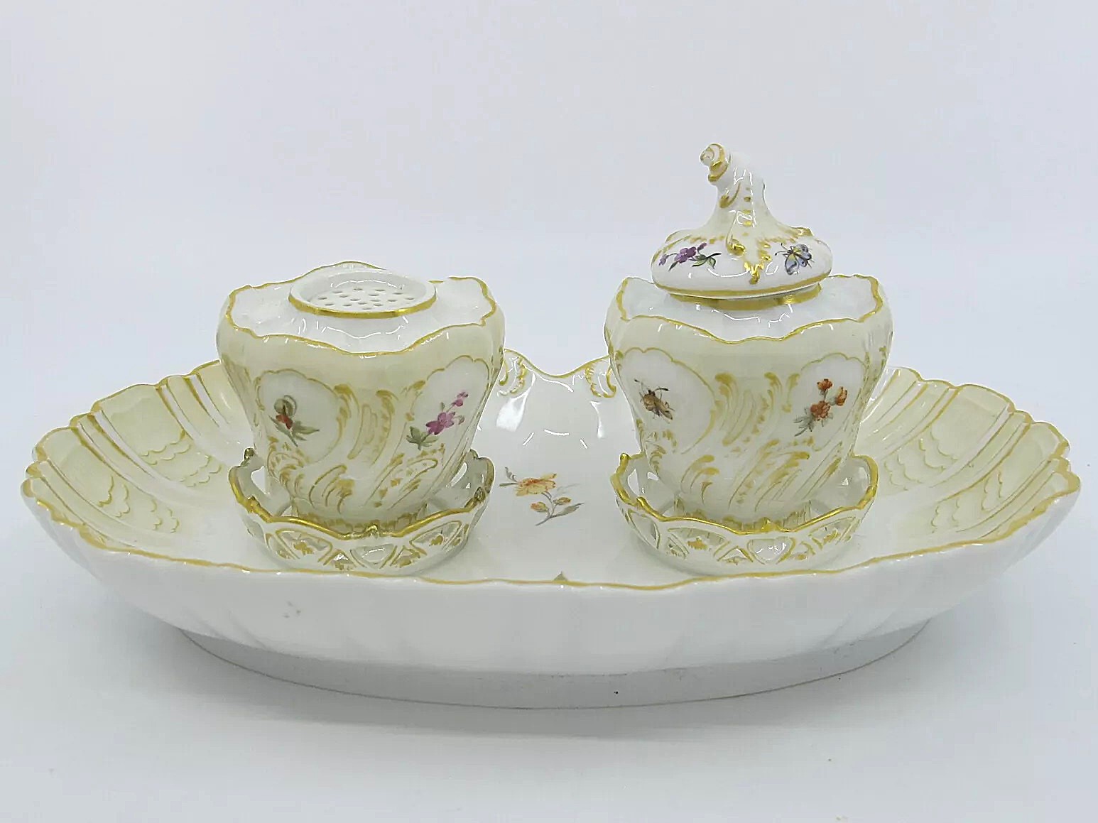 KPM Porcelain Double Inkstand