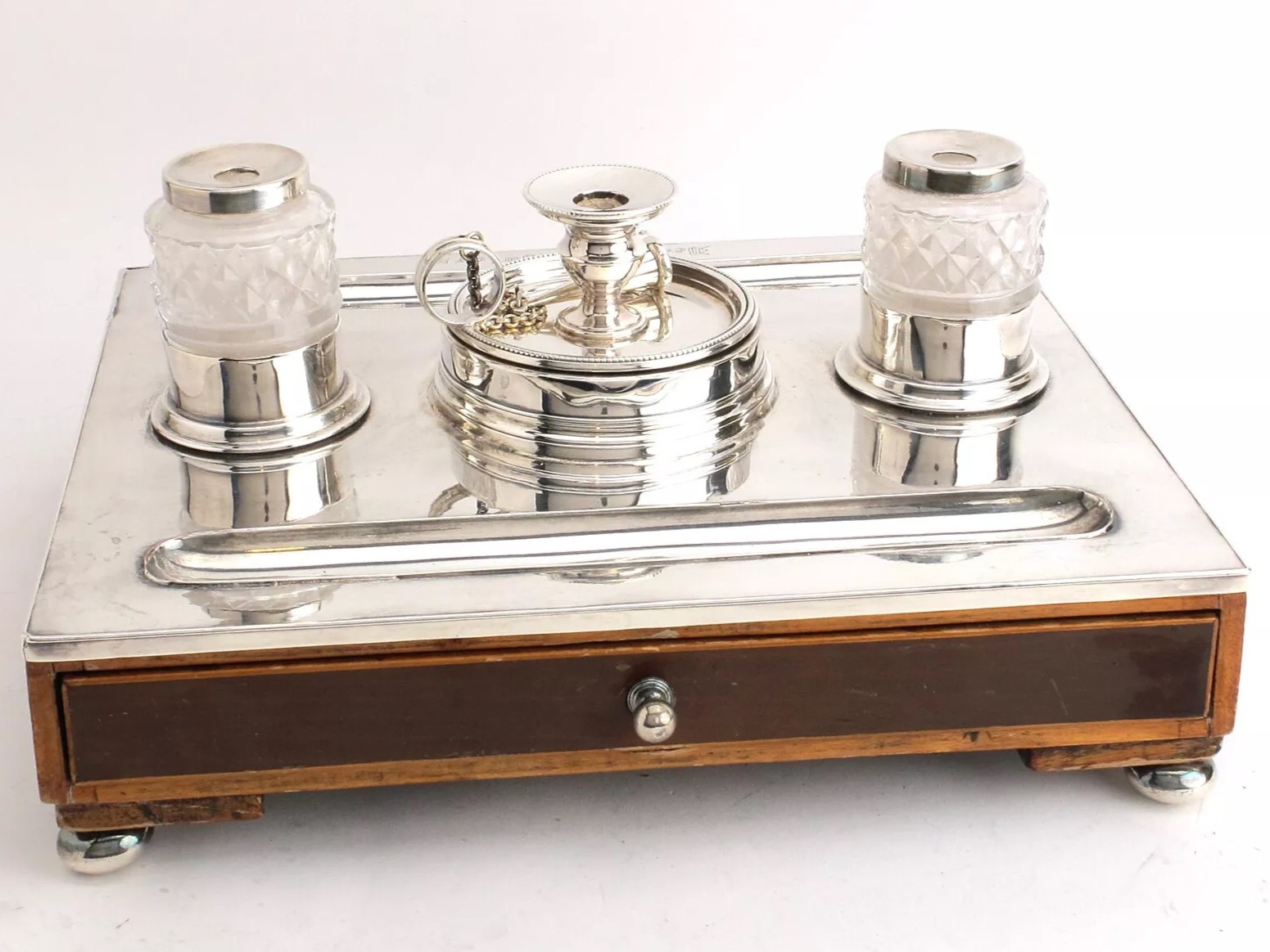 Sheffield Mounted Writing Standish