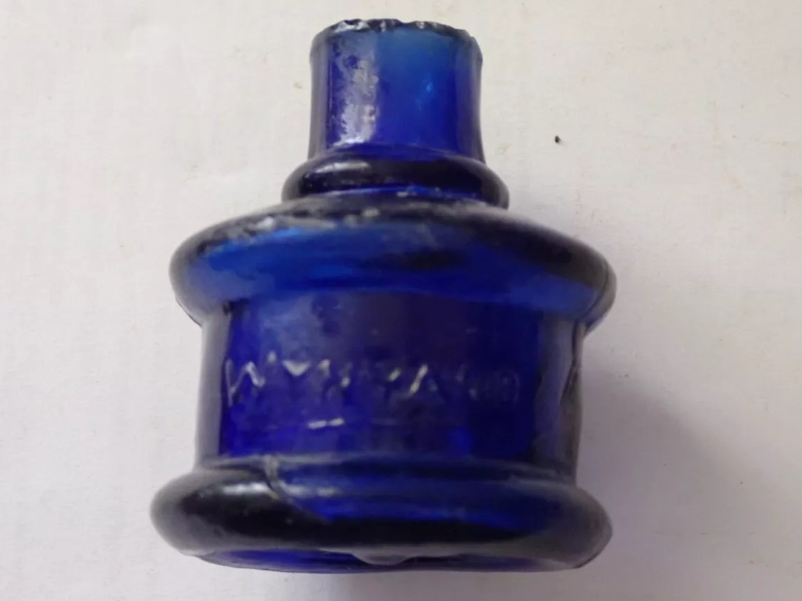 Cobalt Blue Ink Bottle