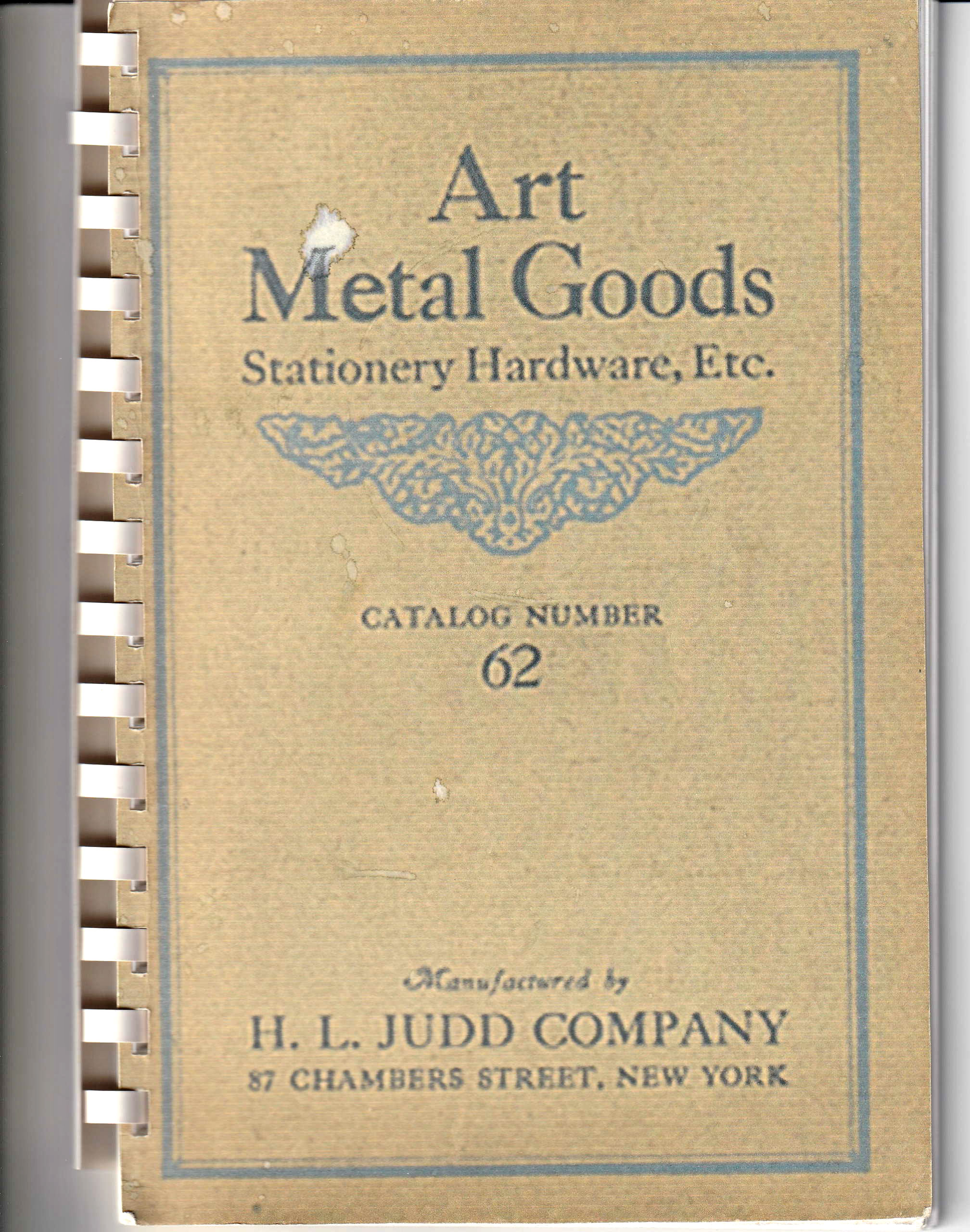H.L. Judd Catalog Number 65 cover
