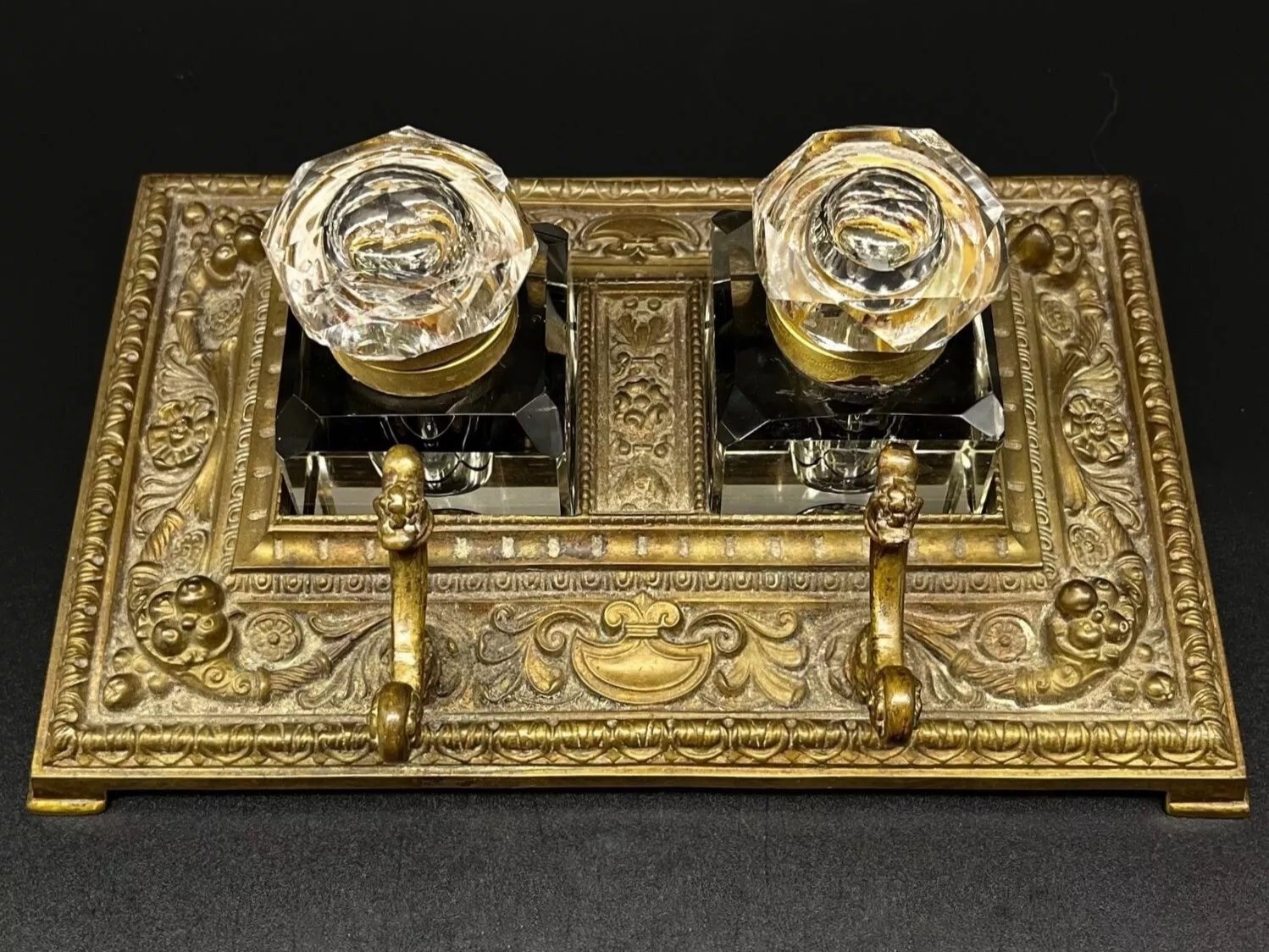 Brass Inkstand