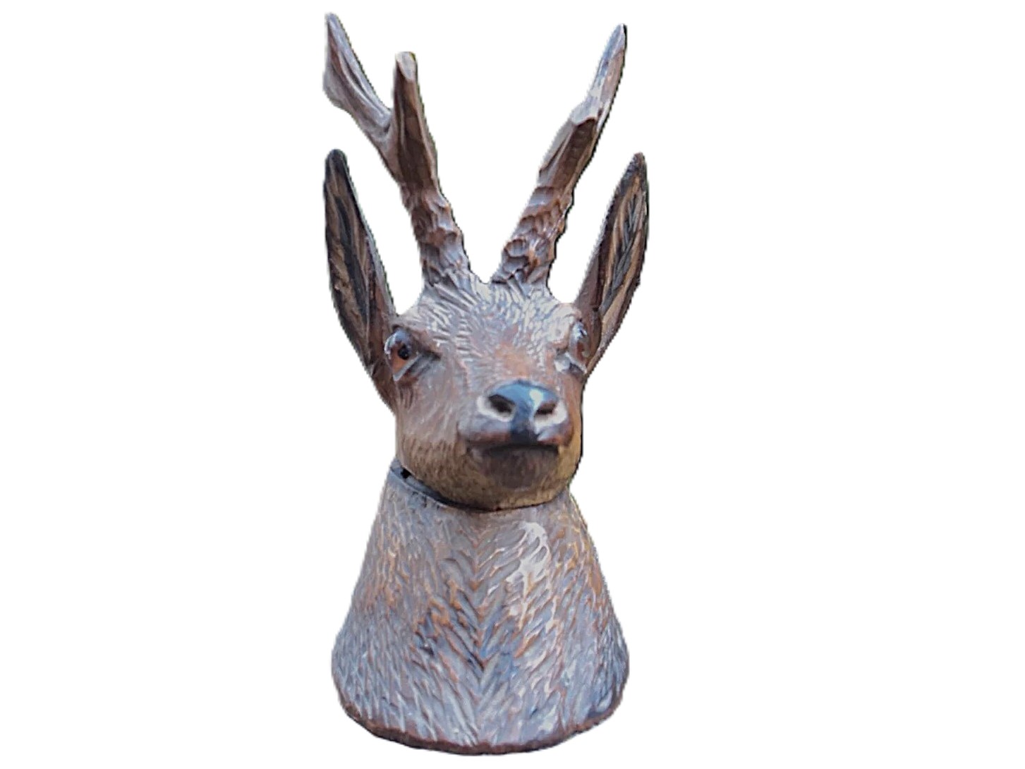 Black Forest Stag’s Head Inkwell