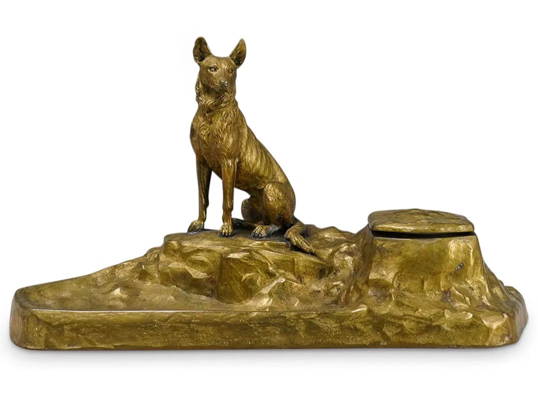 German Shepherd Inkstand