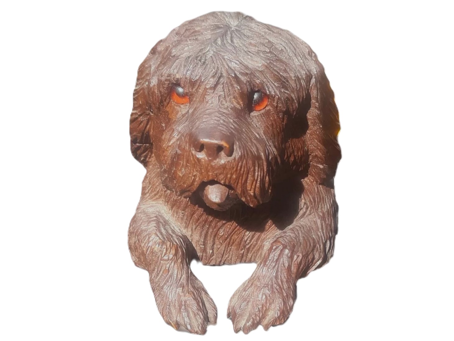 Hand Carved Black Forest Dog