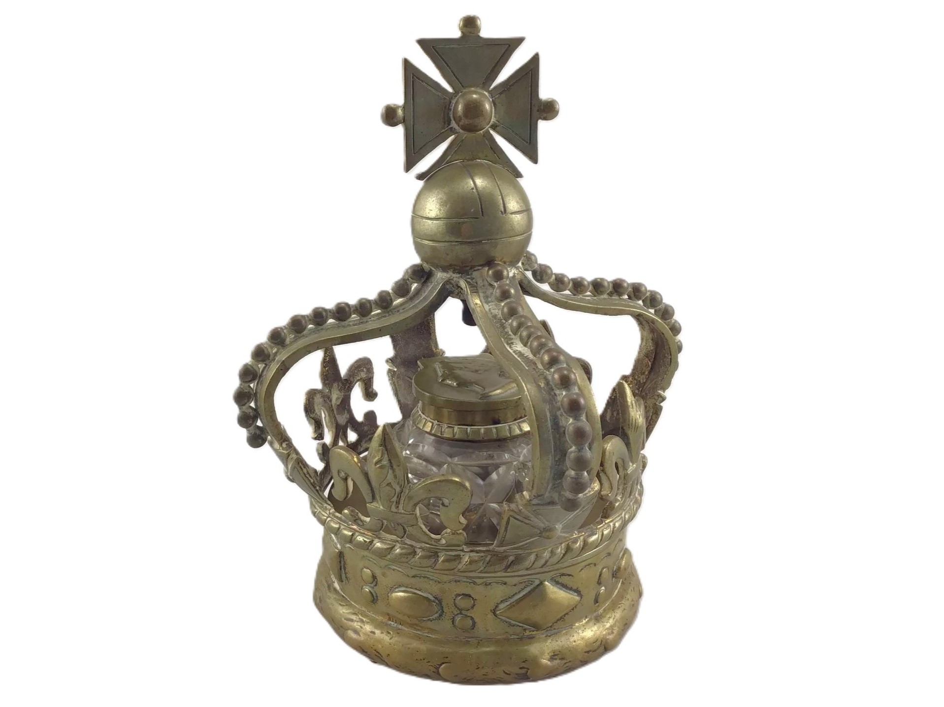 Queen Victoria Crown Inkstand