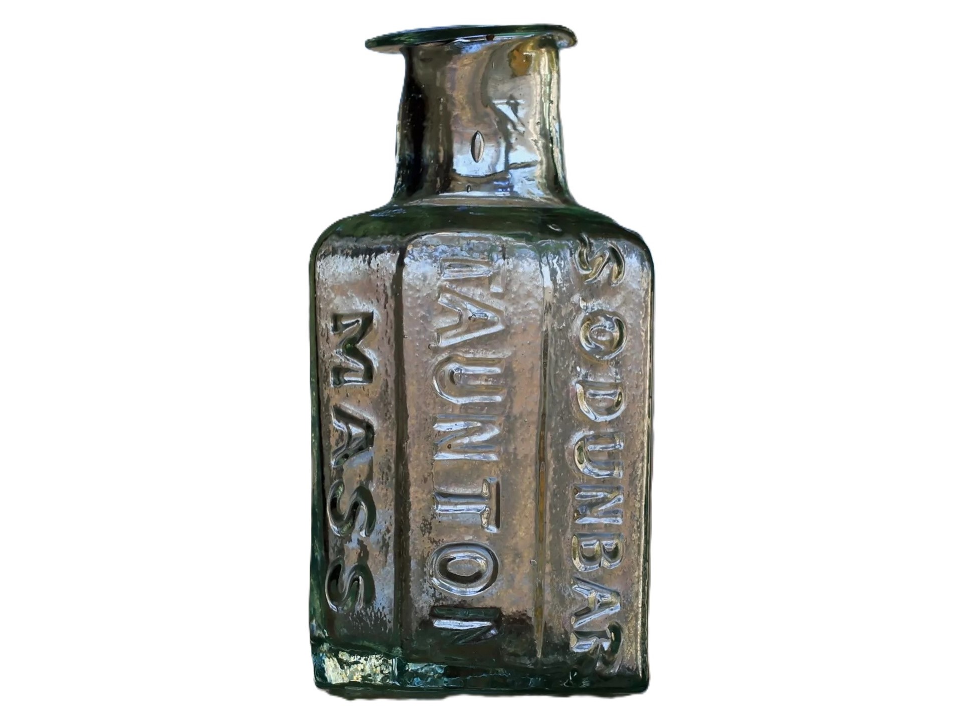 Embossed Ink Bottle – Taunton Mass.