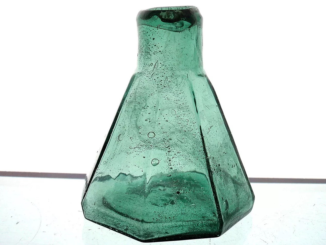 Teal Green Umbrella Ink Bottle