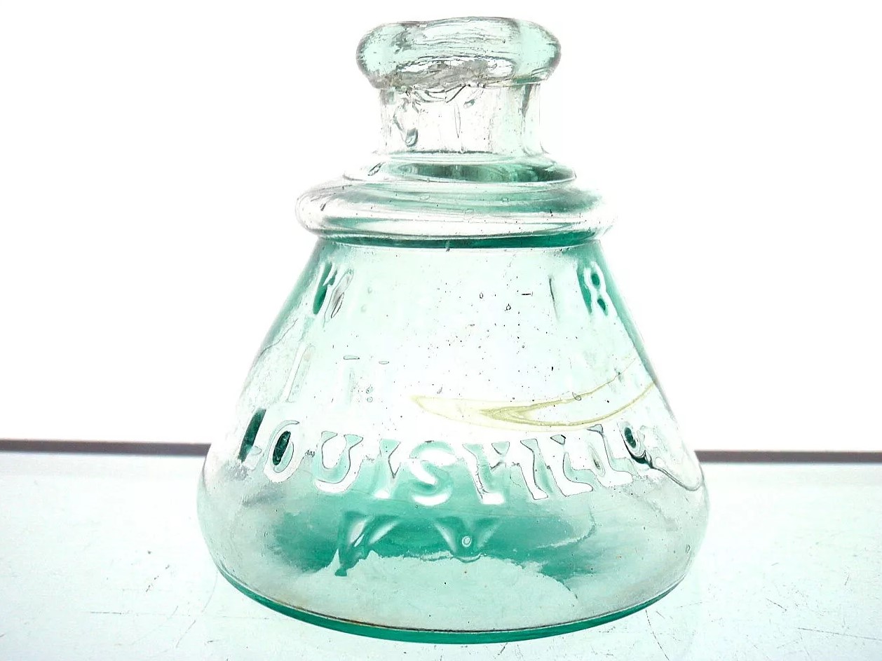 Cone Shaped Ink Bottle from Kentucky