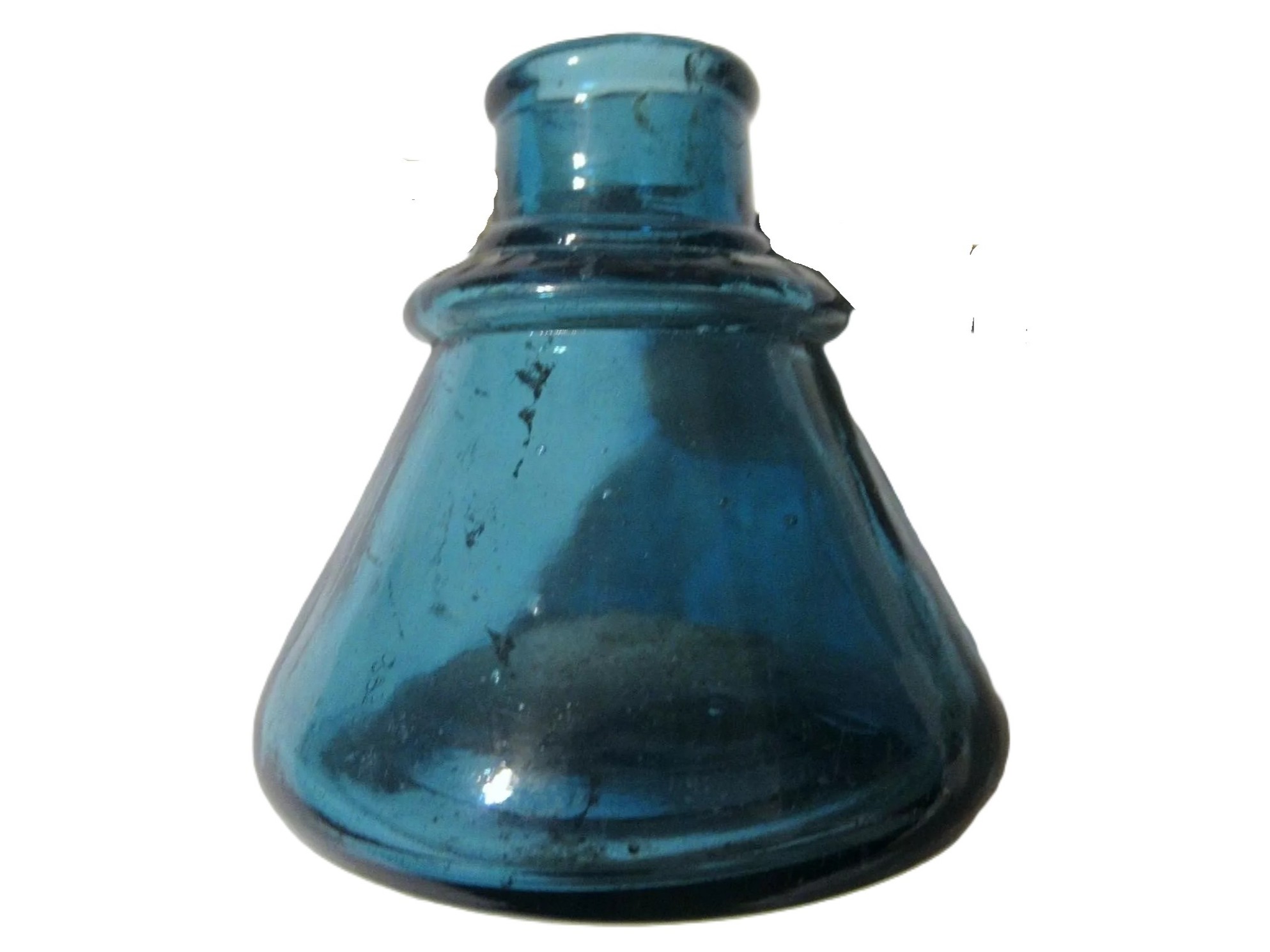 Conical Ink Bottle – Peacock Blue
