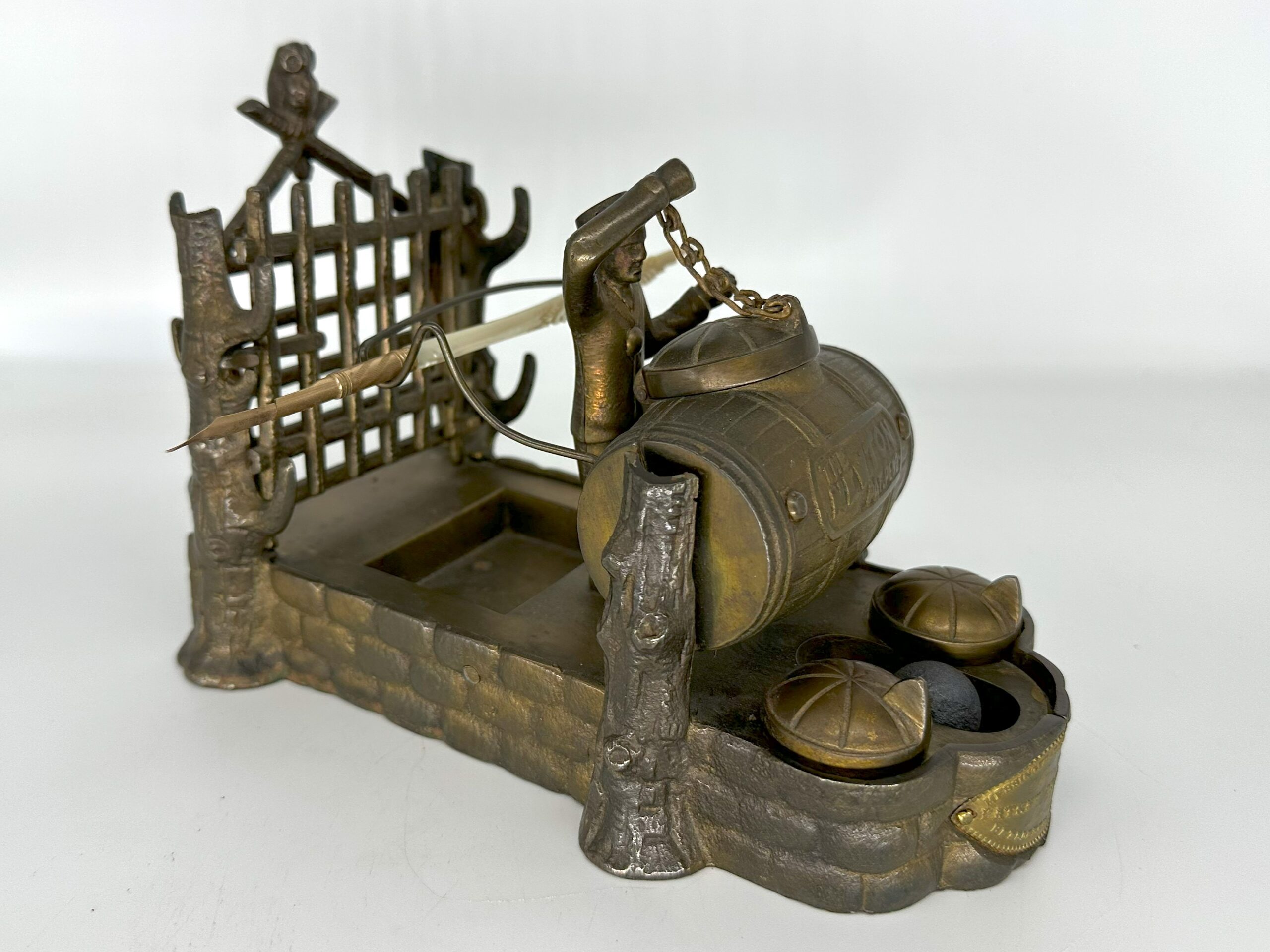 “The Newton” Barrel Inkstand