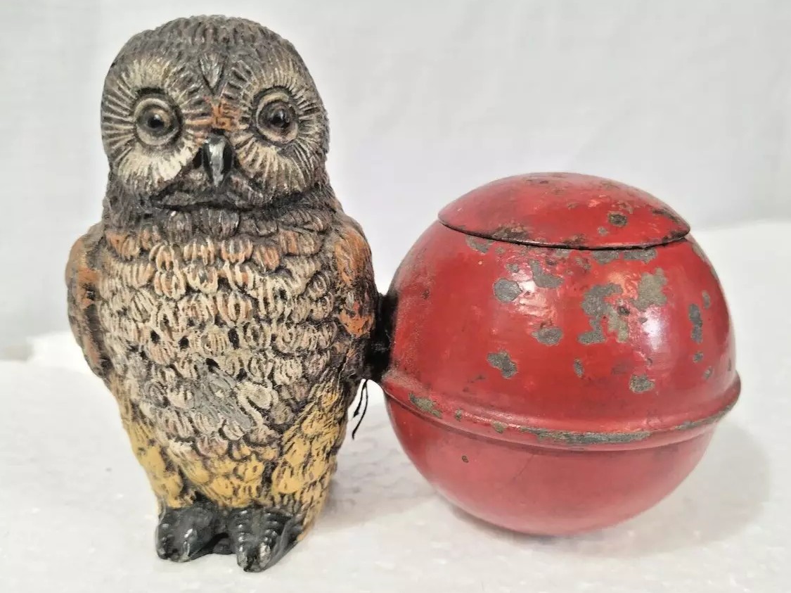 Owl Next to an Inkwell