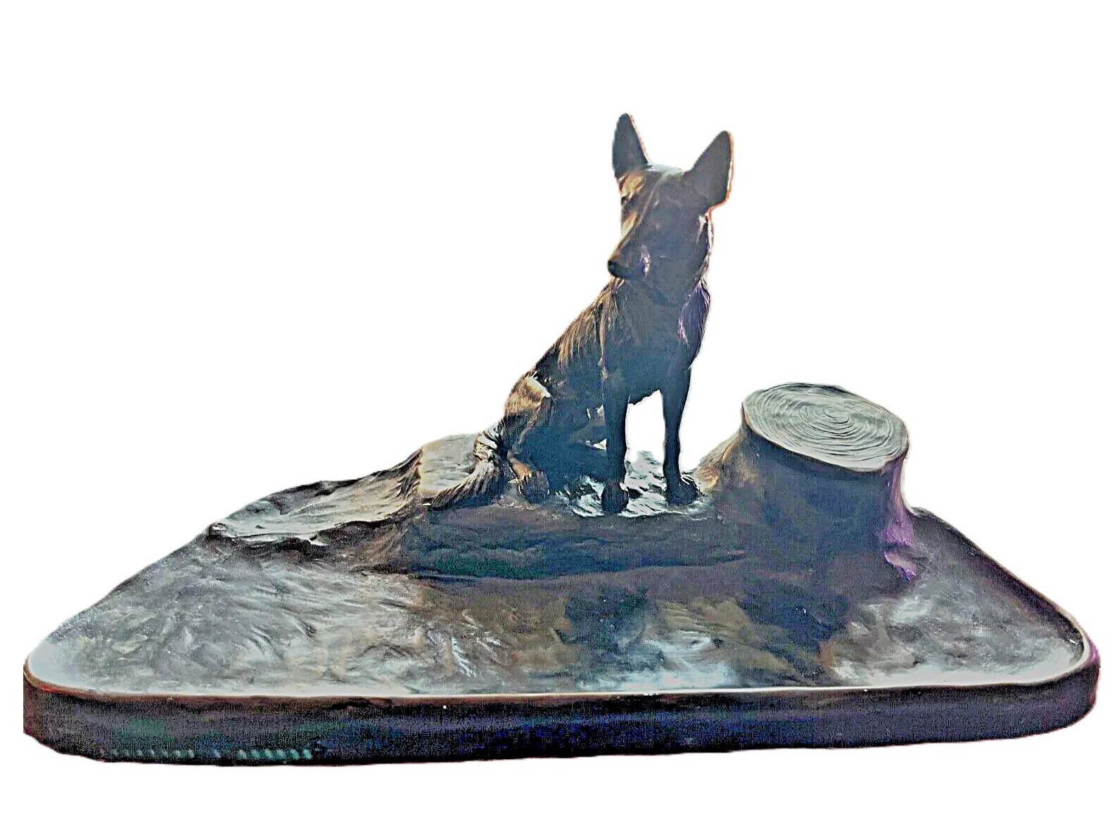 German Shepherd Inkstand