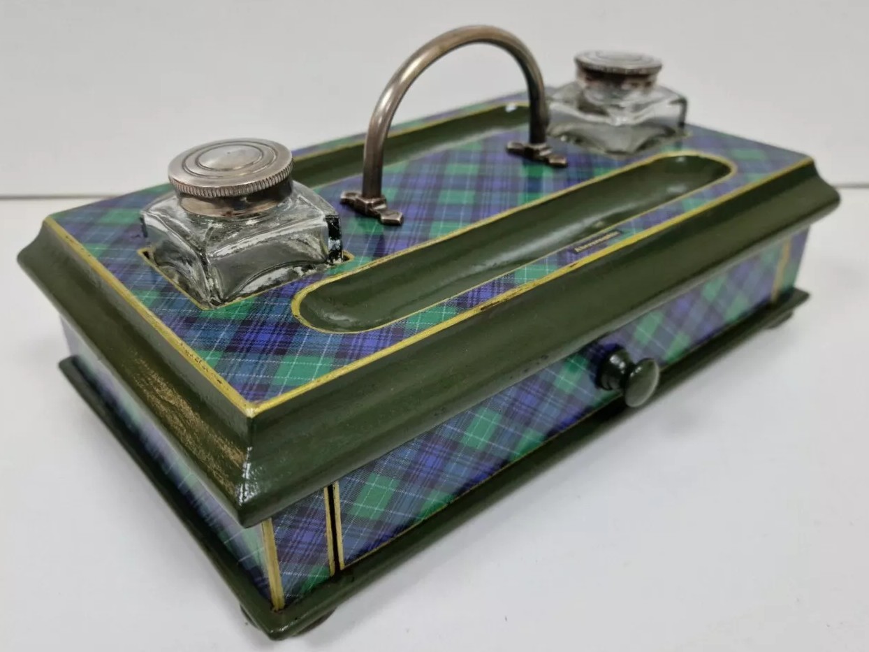 Tartan Ware Scottish 'Abercrombie' Inkstand