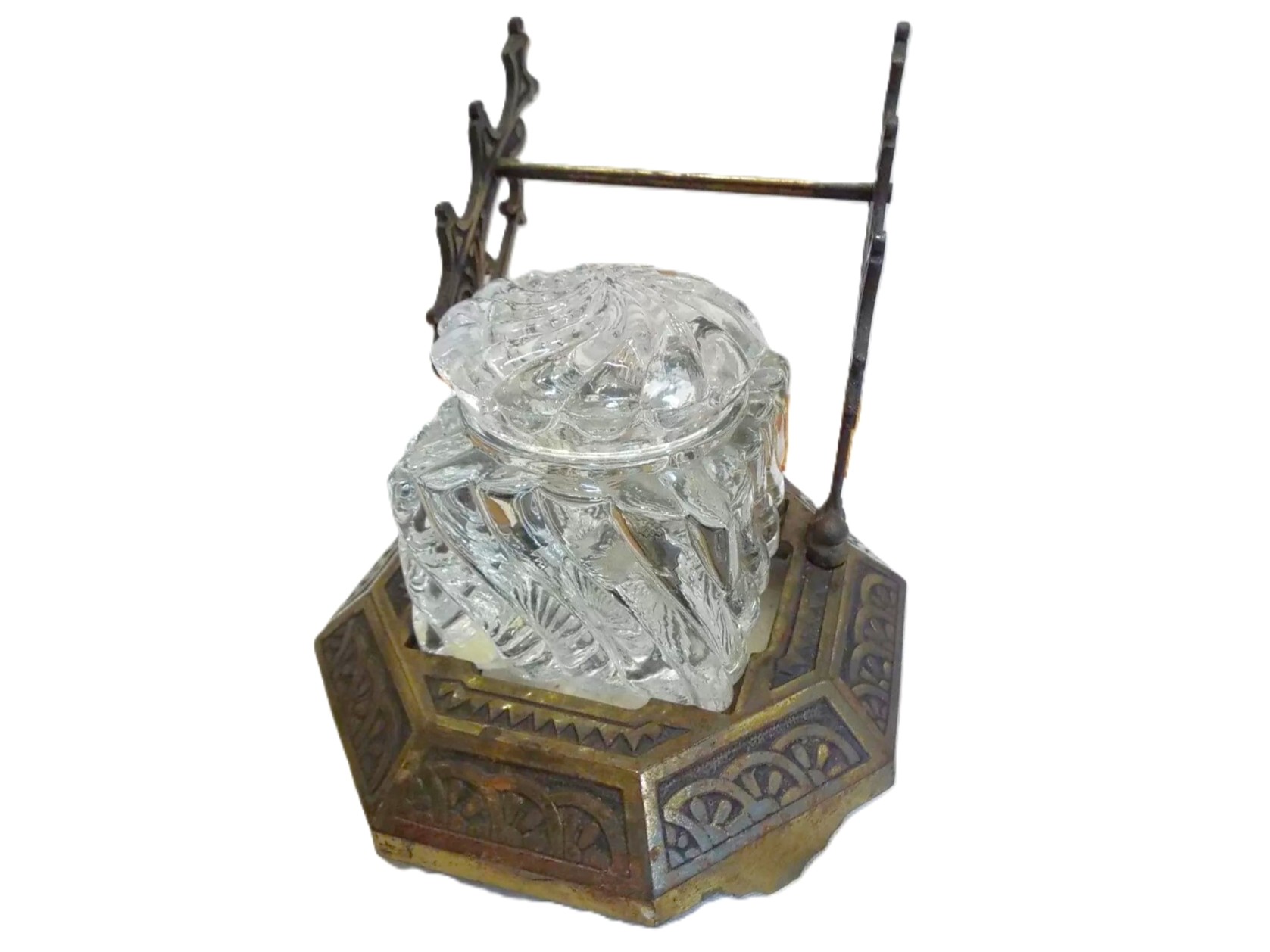 Bradley & Hubbard Inkstand with Pen Holder