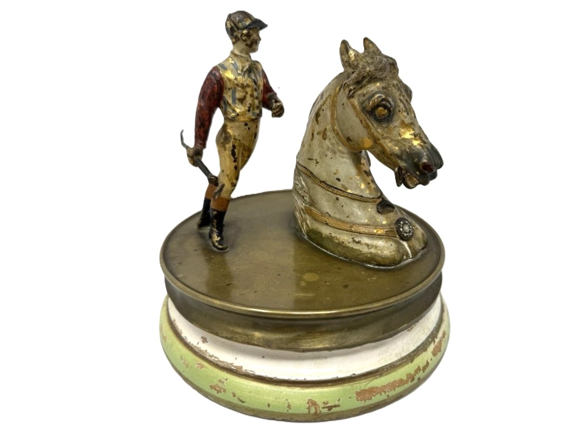 Bronze Horse’s Head and Jockey