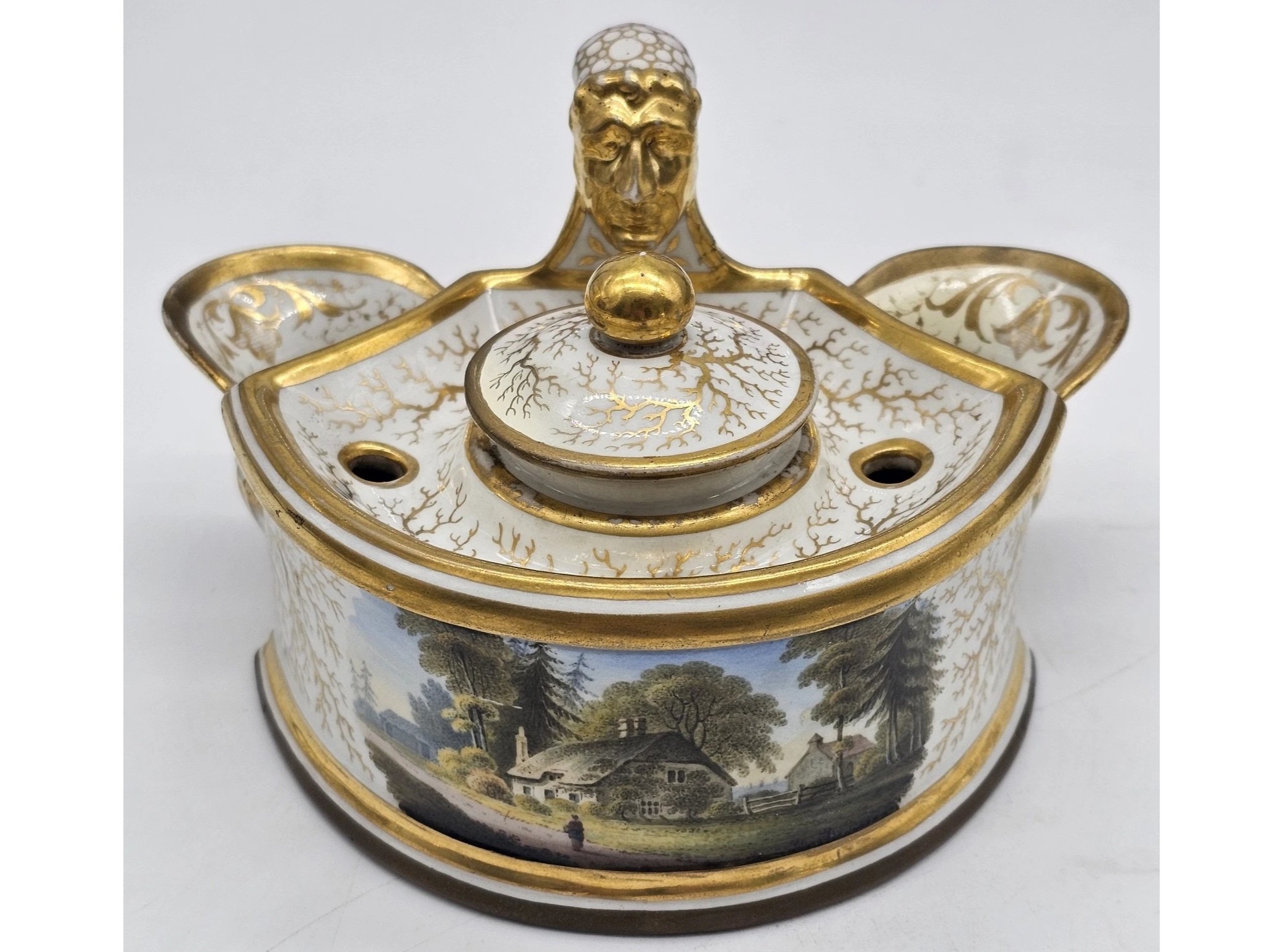 Binsted Cottage & Church Inkstand
