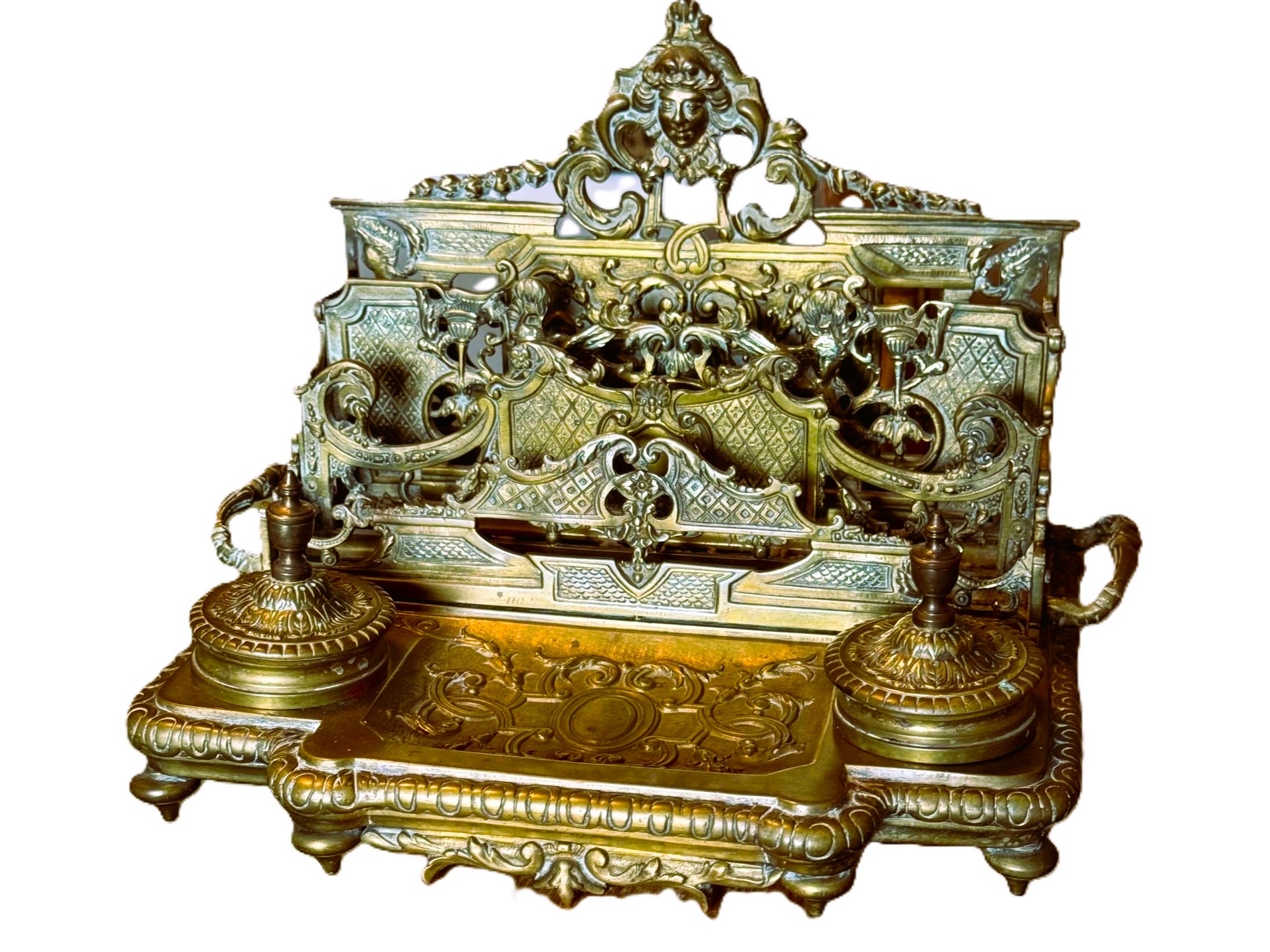 Combination Letter Holder / Inkstand