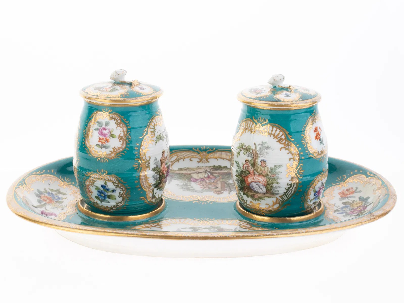 Meissen Porcelain Inkstand
