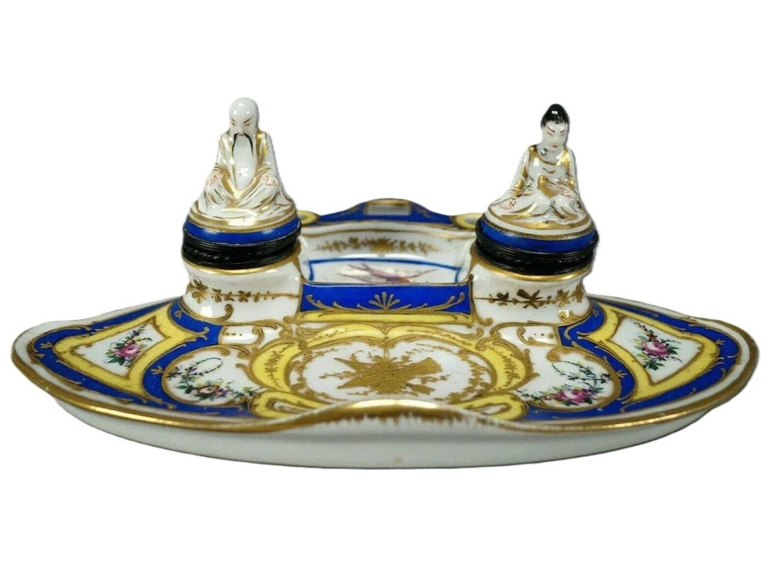 Chinoiserie Double Inkstand
